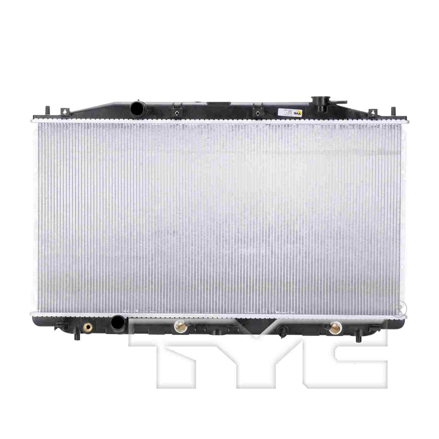 TYC TYC Radiator  top view frsport 13082