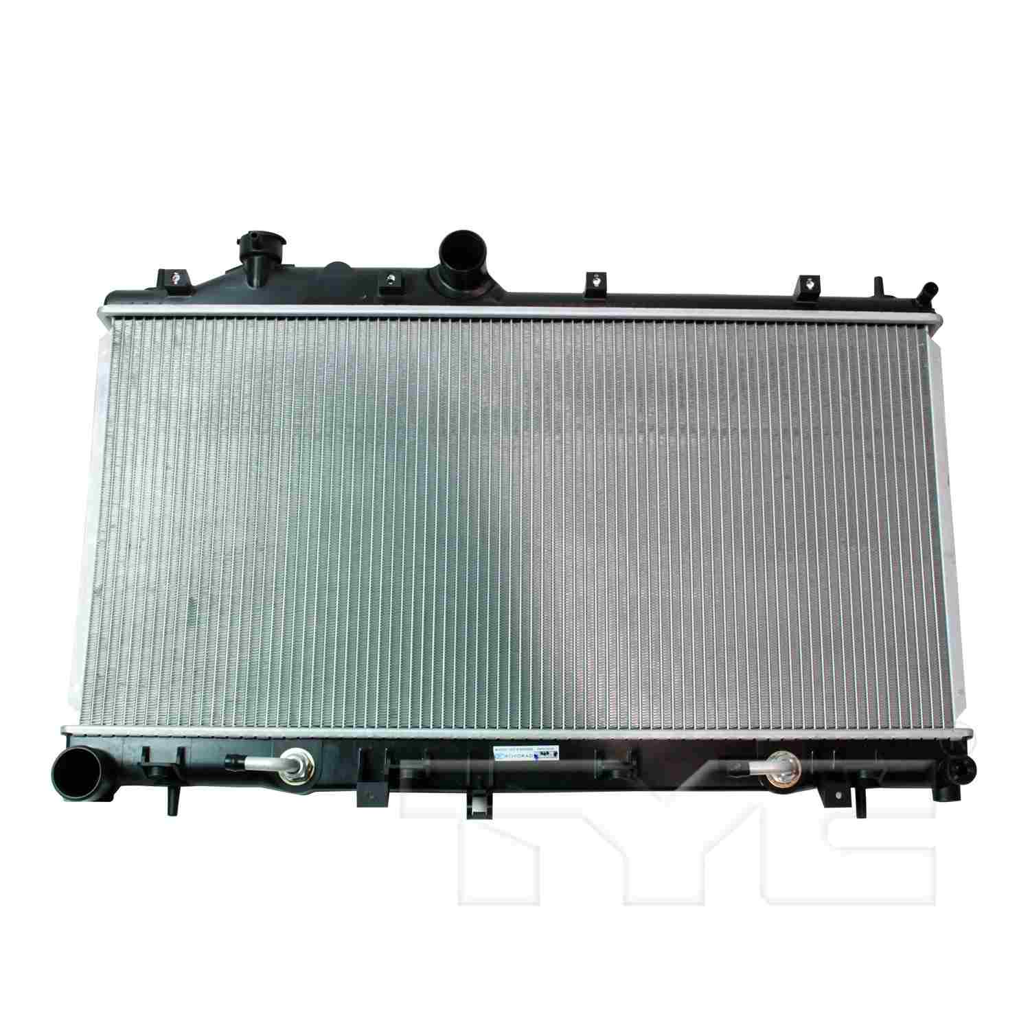 TYC TYC Radiator  top view frsport 13095