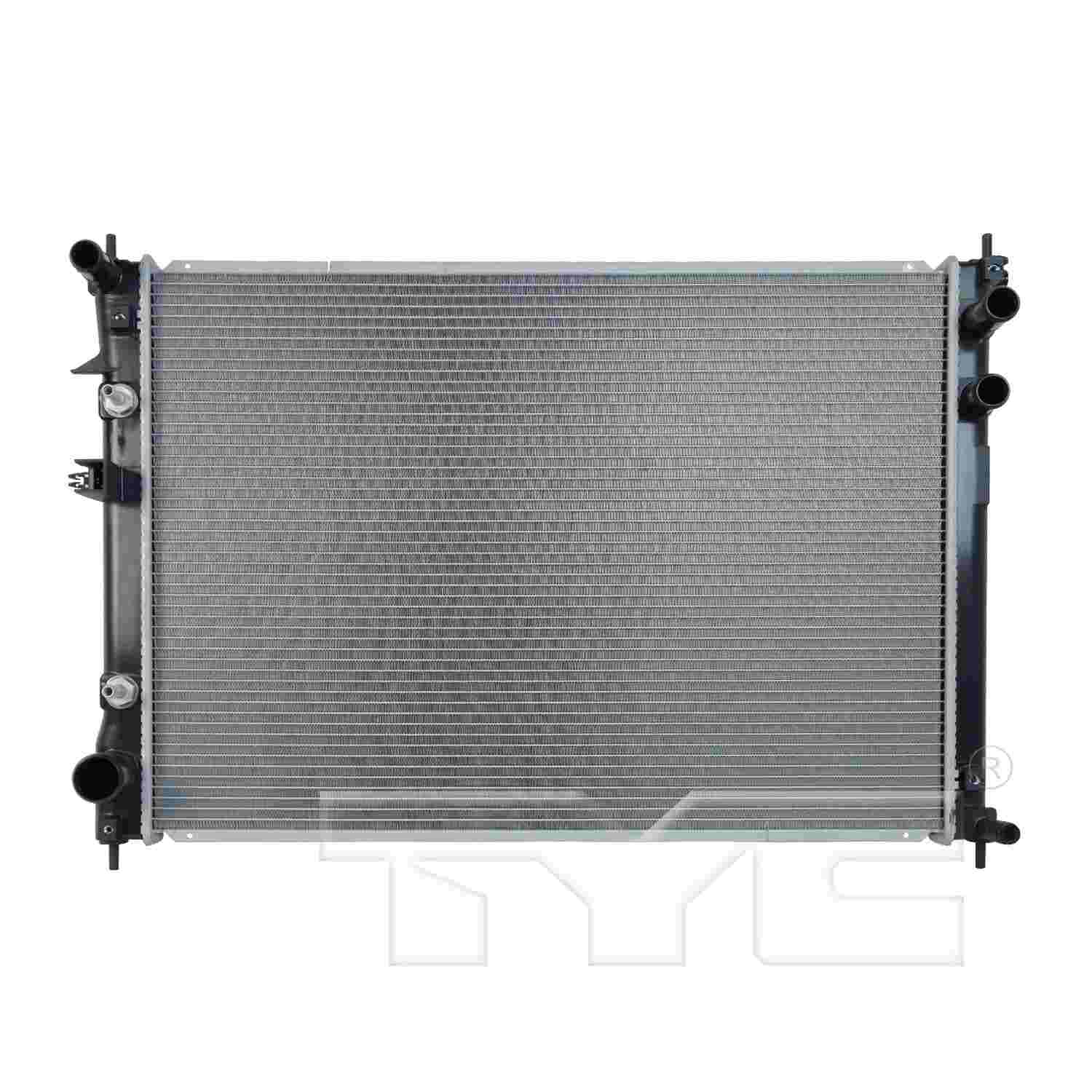 TYC TYC Radiator  top view frsport 13104