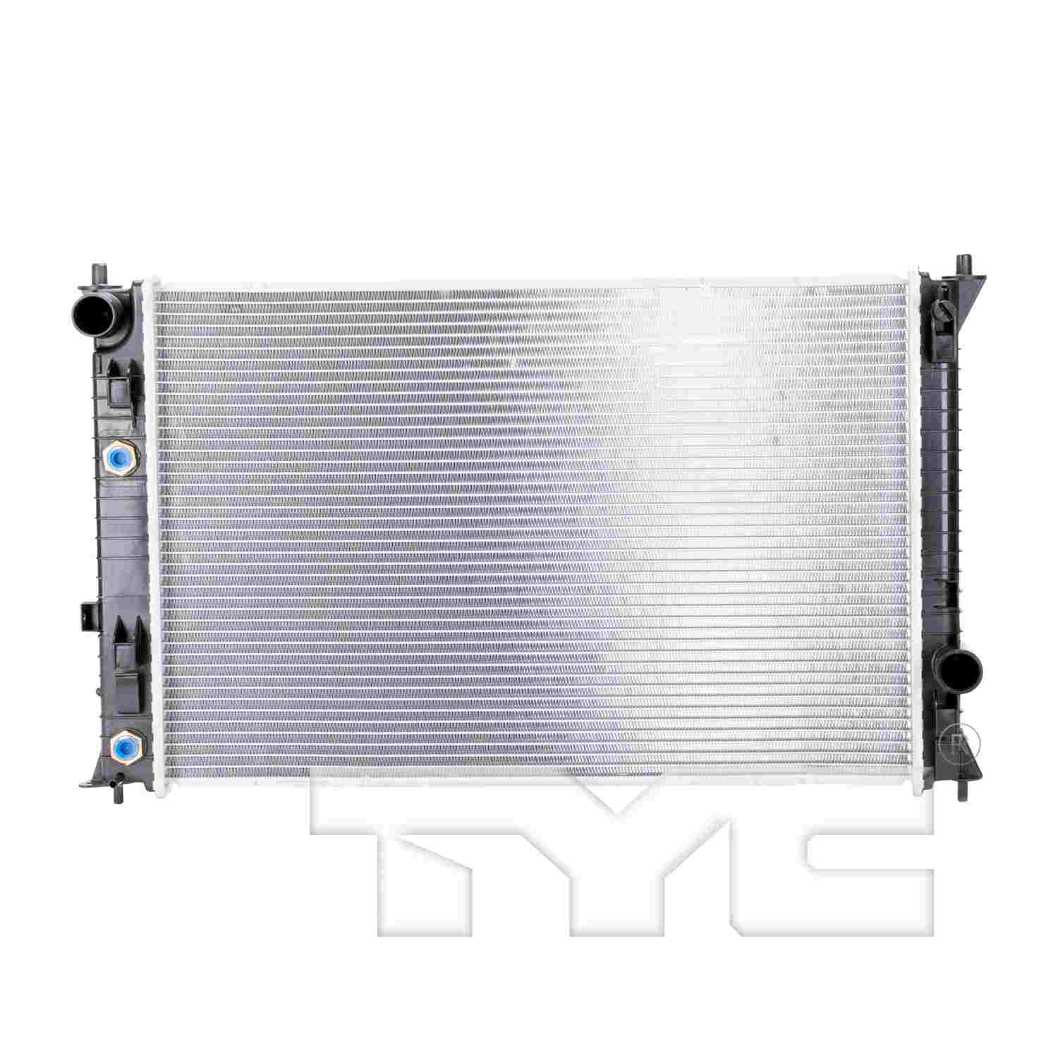 TYC TYC Radiator  top view frsport 13126