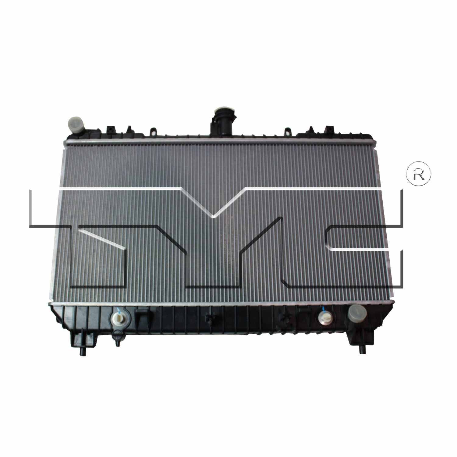 TYC TYC Radiator  top view frsport 13142