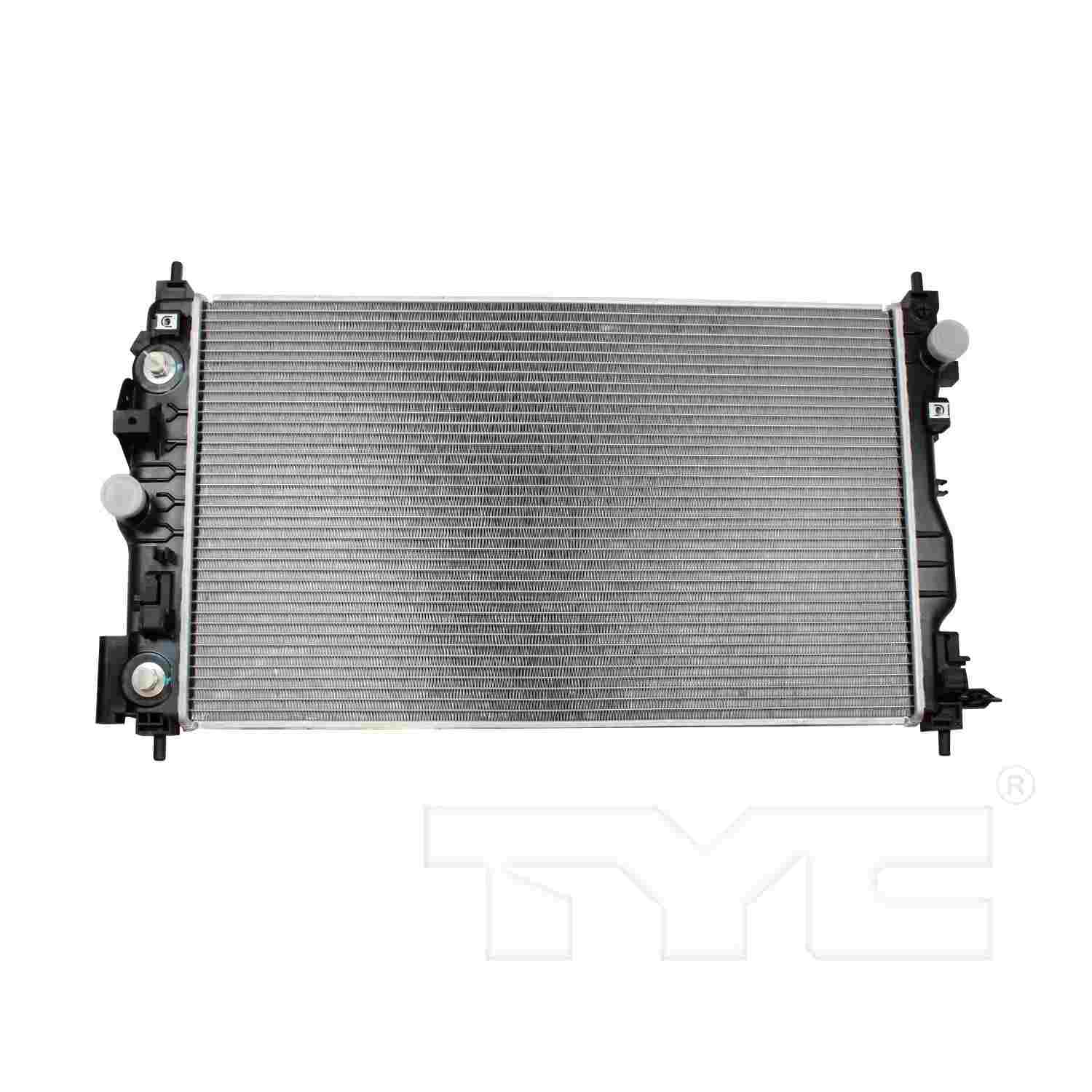 TYC TYC Radiator  top view frsport 13146