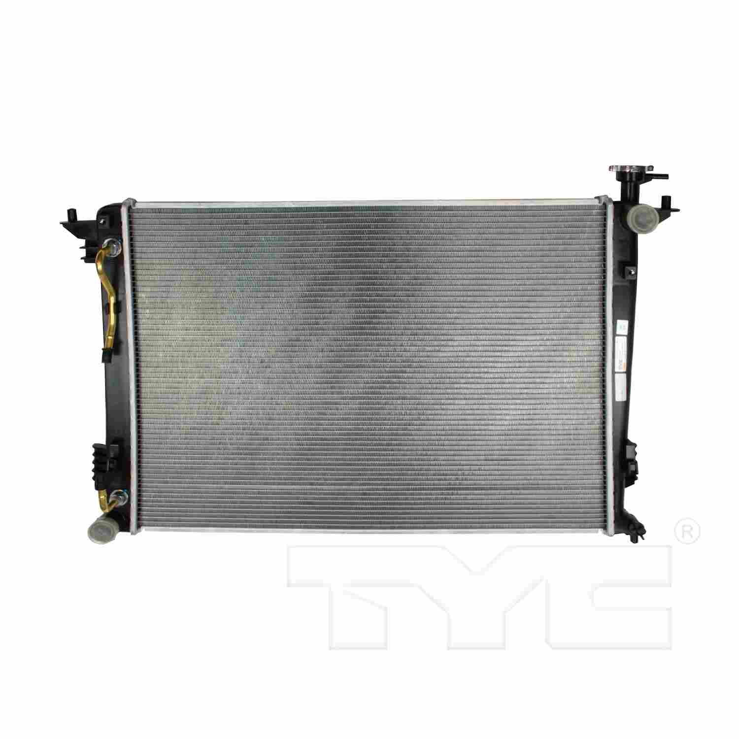 TYC TYC Radiator  top view frsport 13150