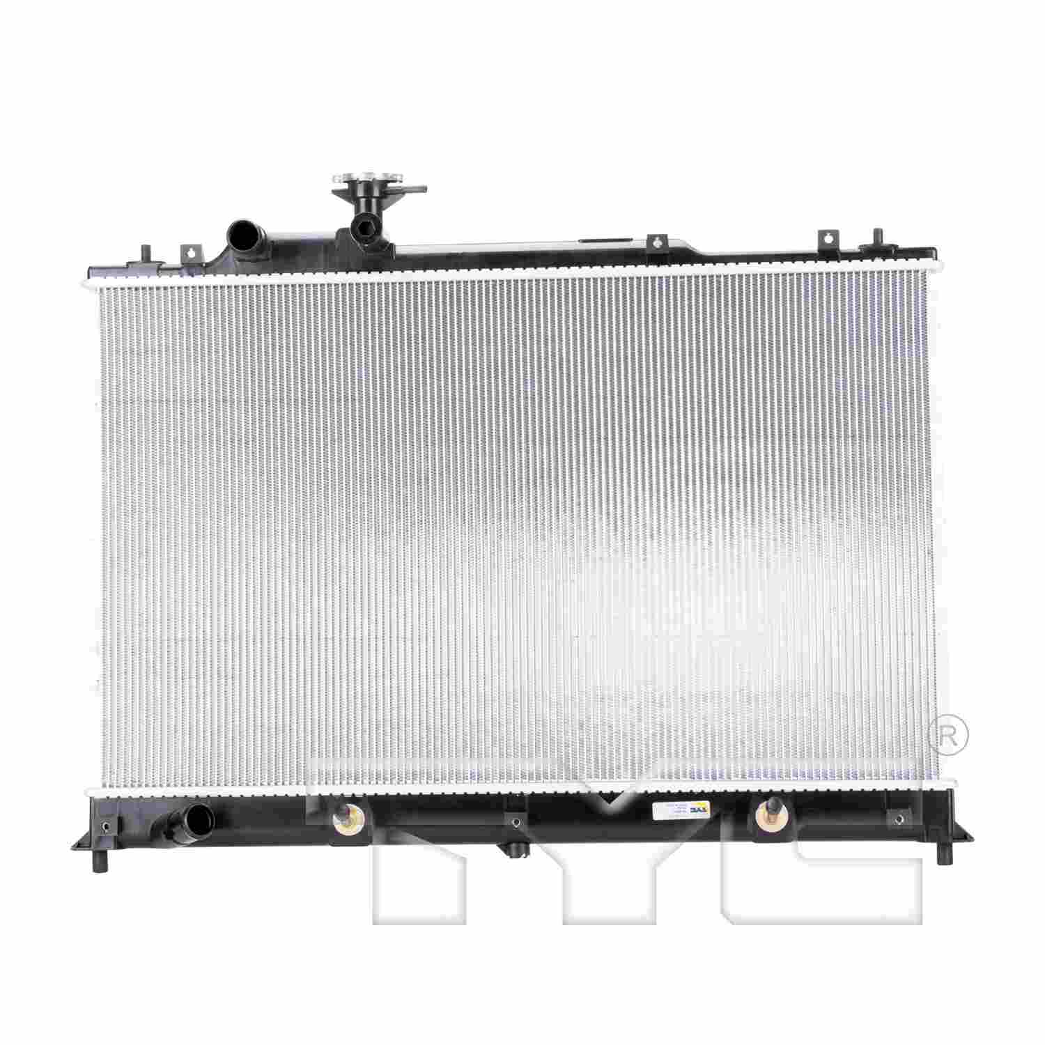 TYC TYC Radiator  top view frsport 13154