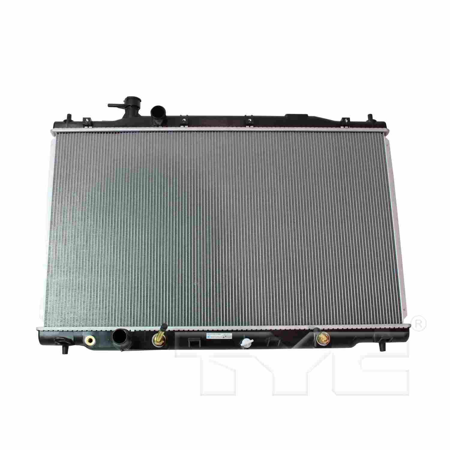 TYC TYC Radiator  top view frsport 13155