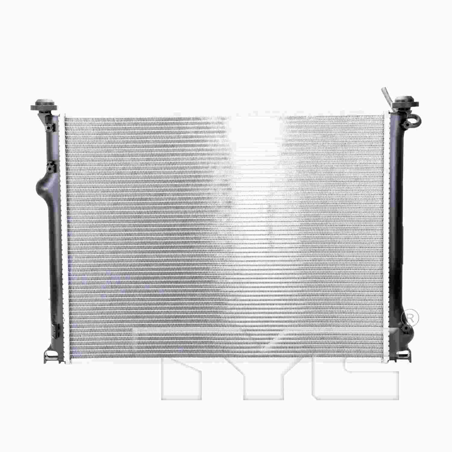 TYC TYC Radiator  top view frsport 13158