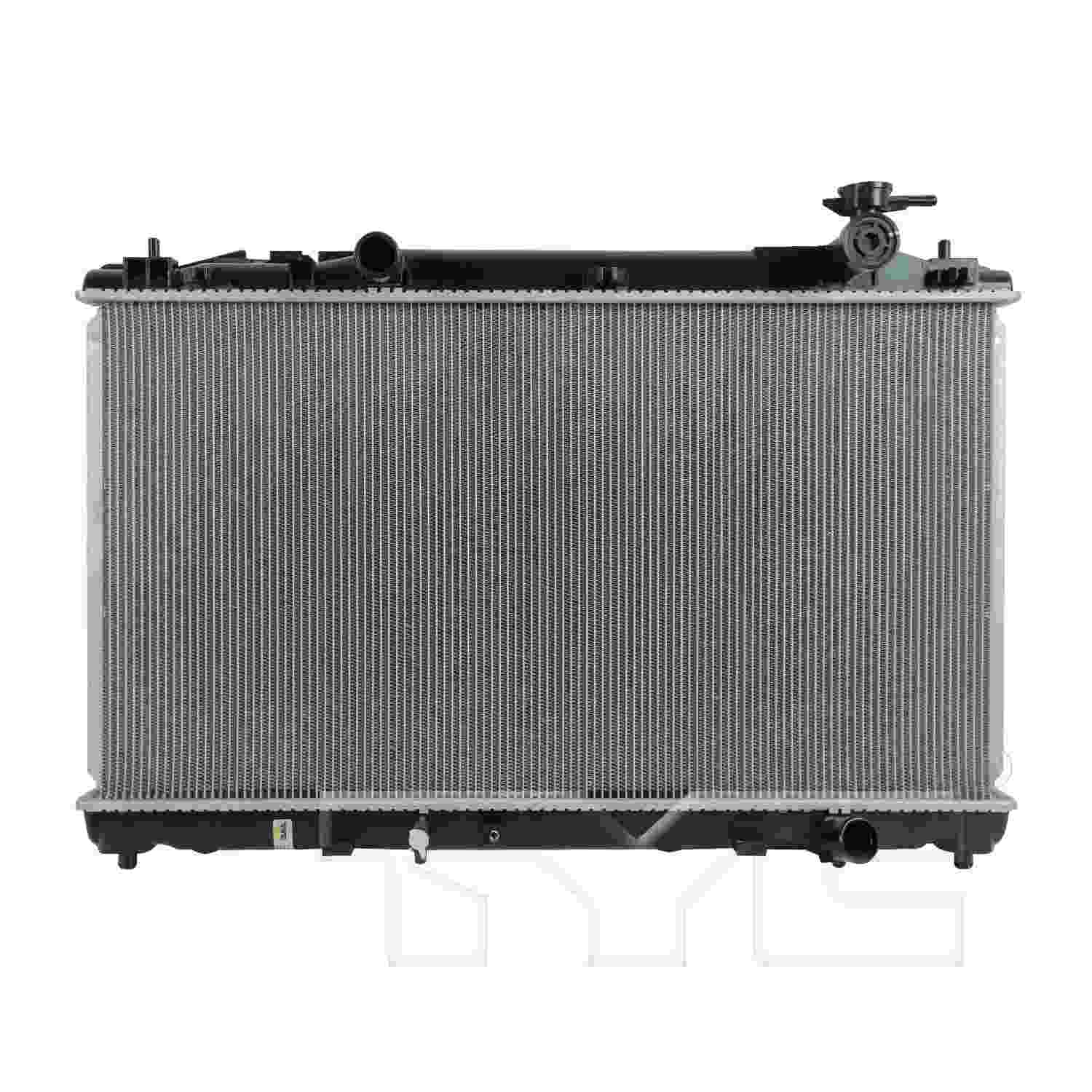 TYC TYC Radiator  top view frsport 13159