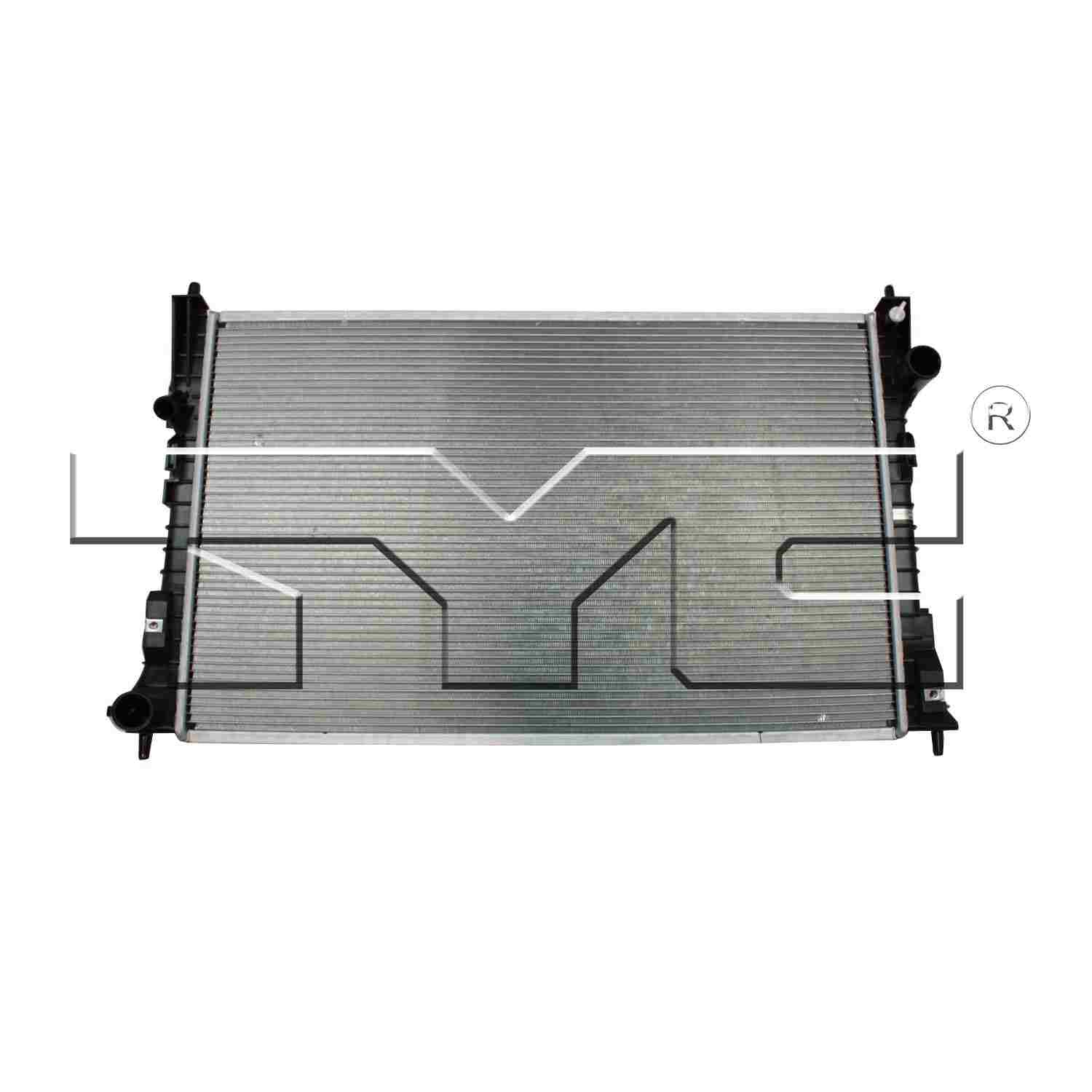 TYC TYC Radiator  top view frsport 13186