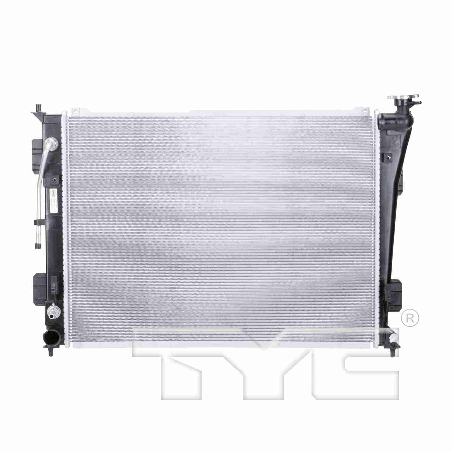 TYC TYC Radiator  top view frsport 13191