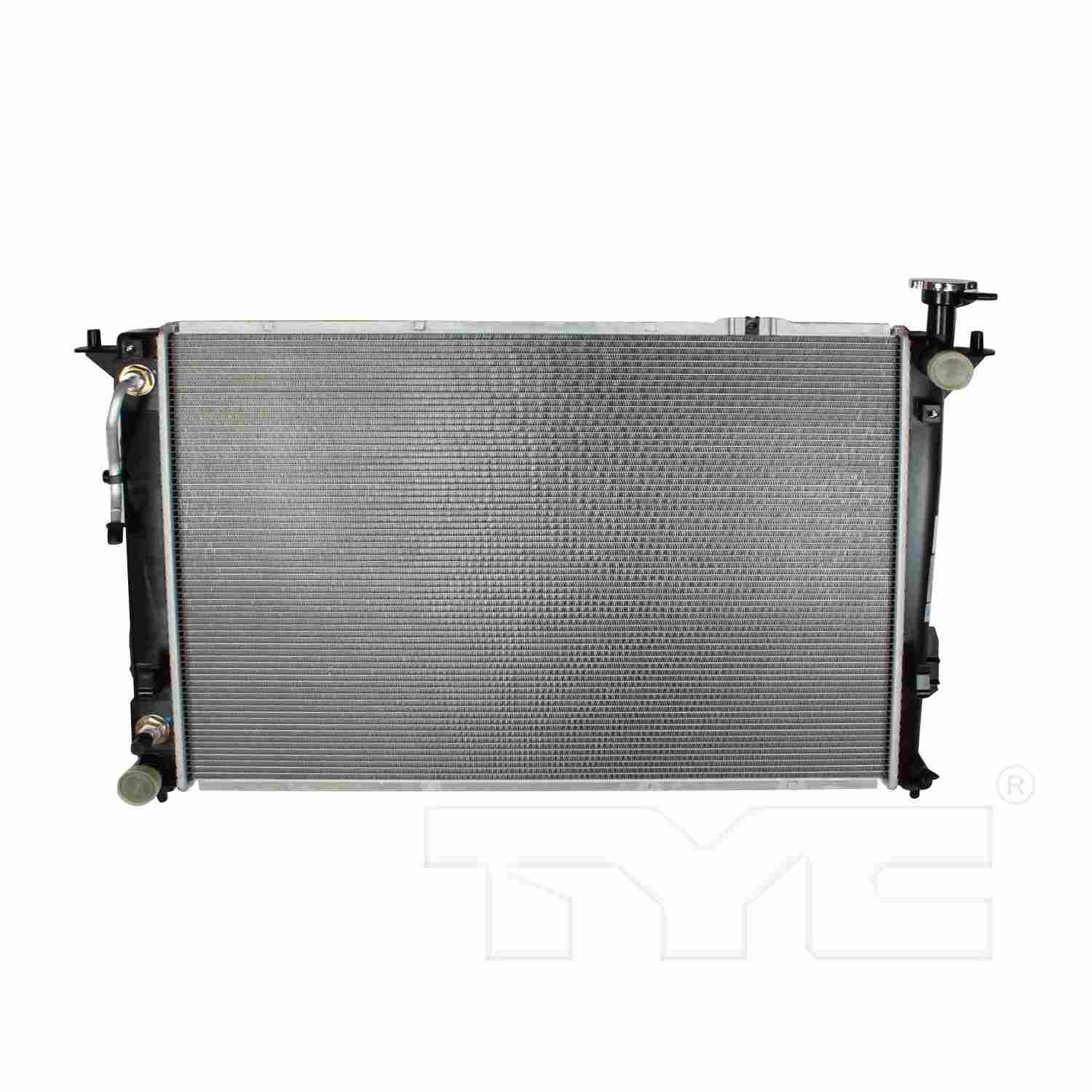 TYC TYC Radiator  top view frsport 13194