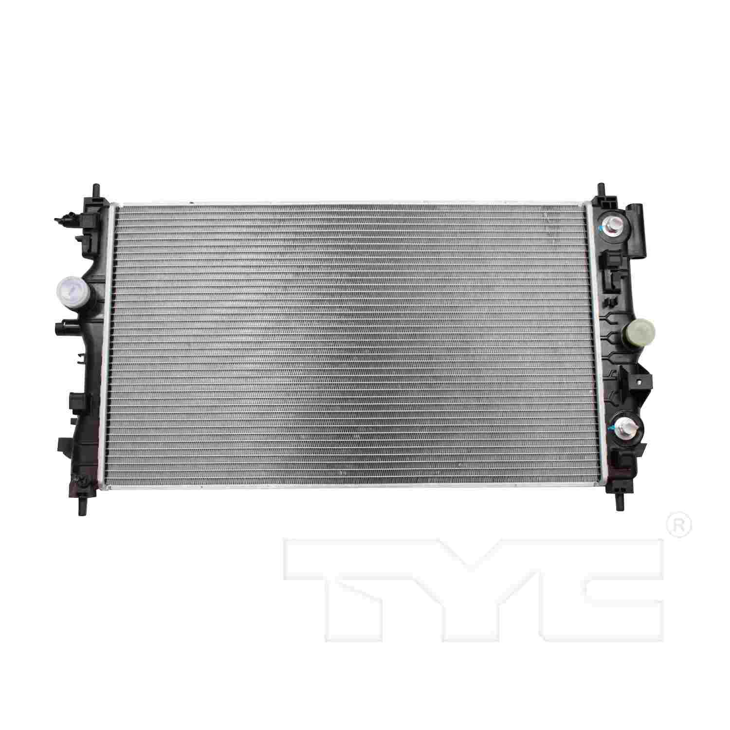 TYC TYC Radiator  top view frsport 13199