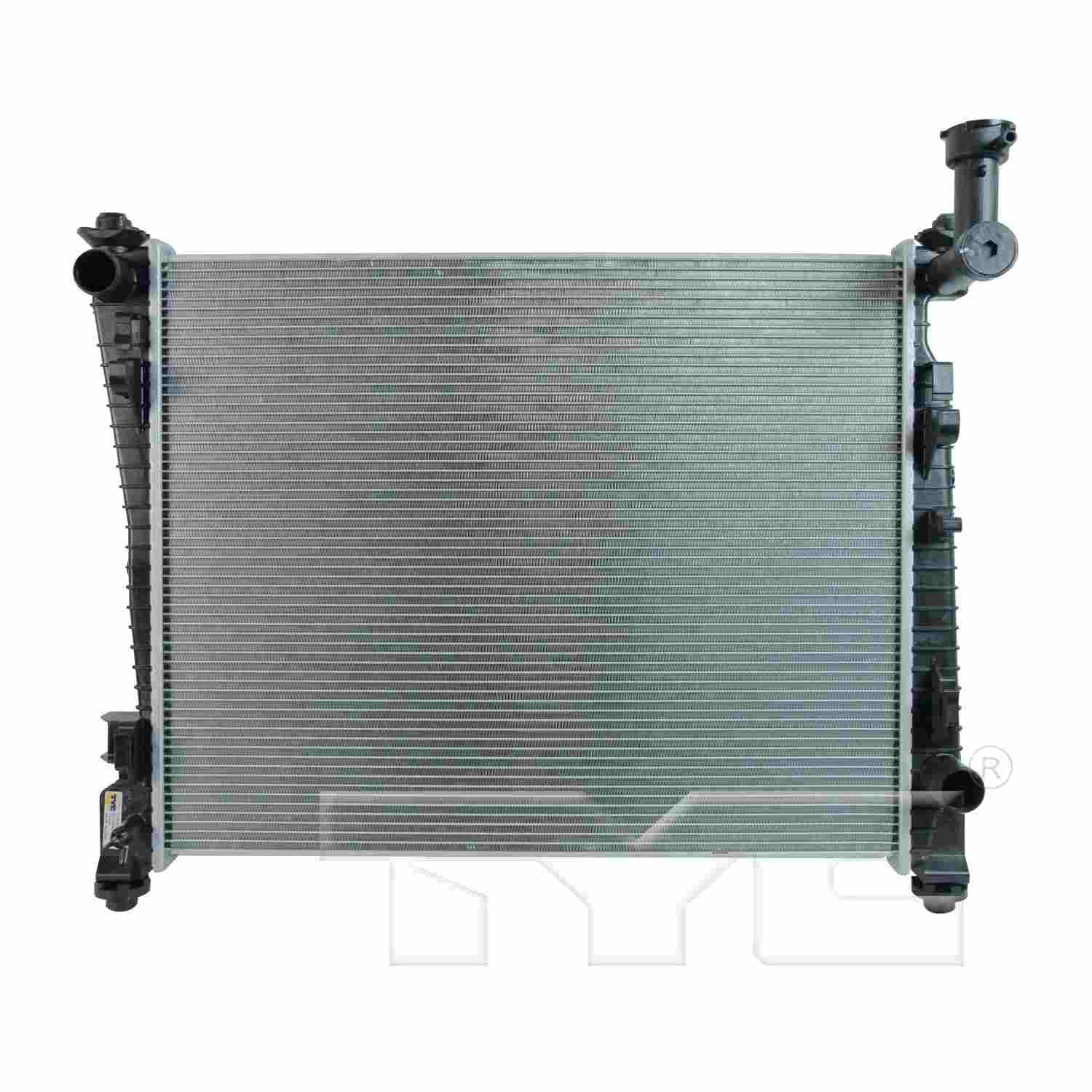 TYC TYC Radiator  top view frsport 13204