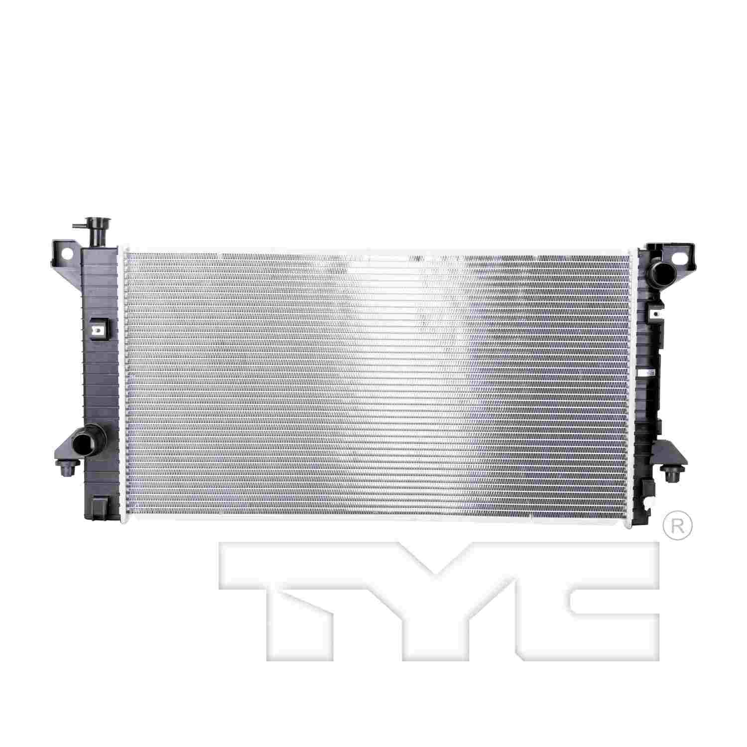 TYC TYC Radiator  top view frsport 13227