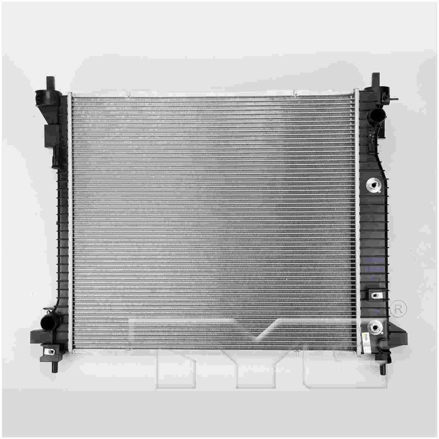 TYC TYC Radiator  top view frsport 13241