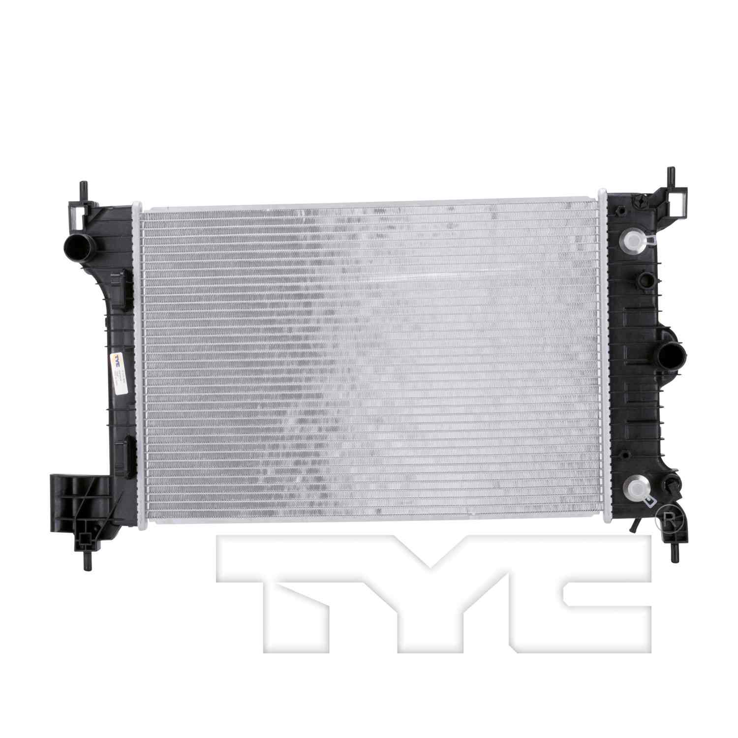 TYC TYC Radiator  top view frsport 13247