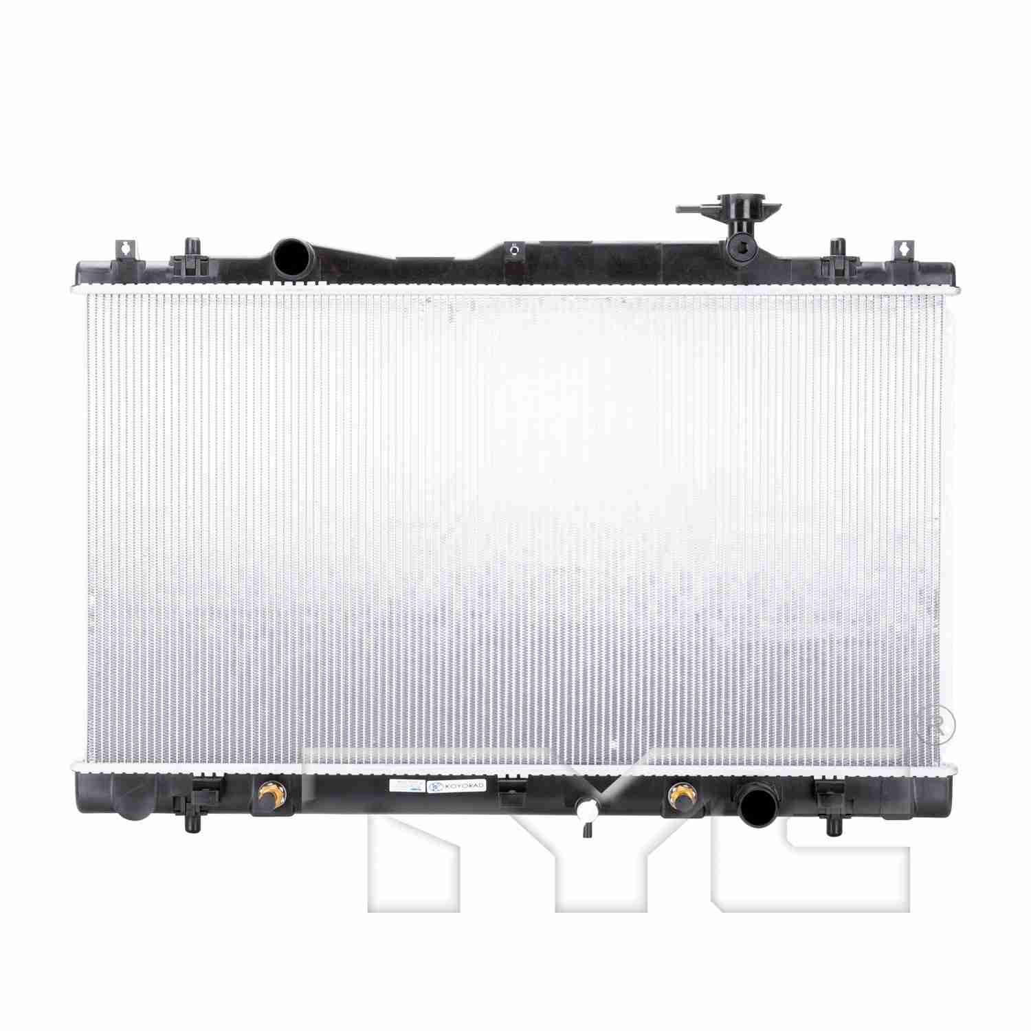 TYC TYC Radiator  top view frsport 13250