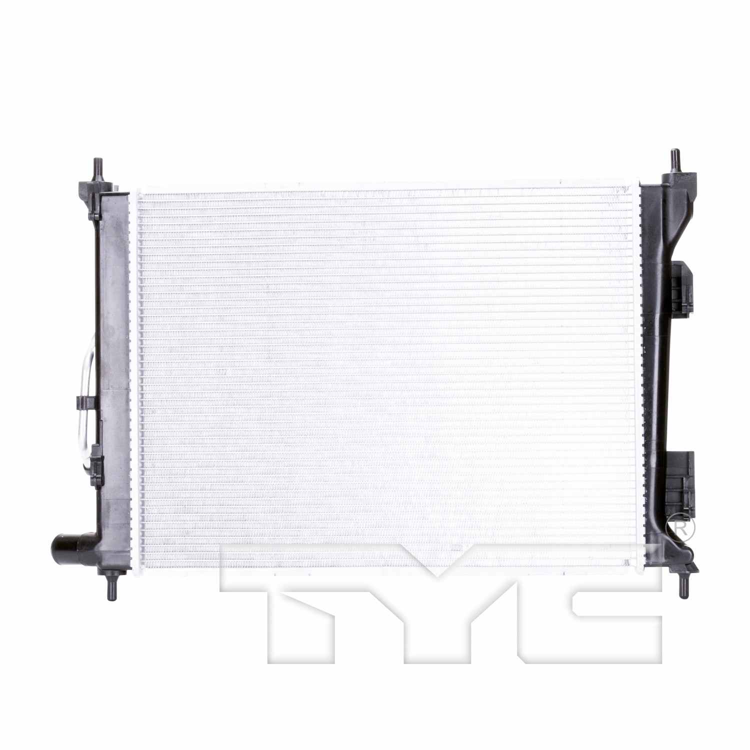 TYC TYC Radiator  top view frsport 13253