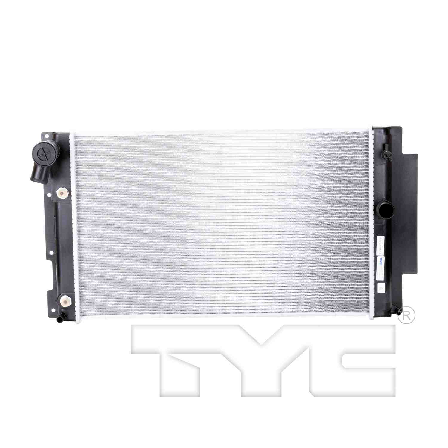 TYC TYC Radiator  top view frsport 13255