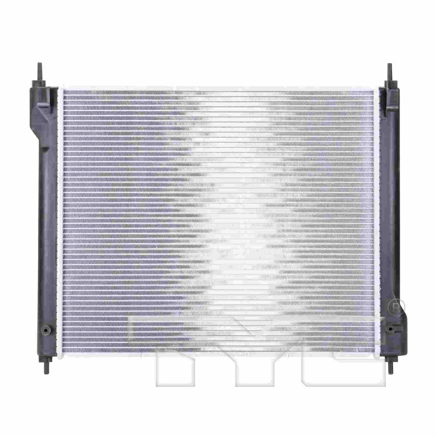 TYC TYC Radiator  top view frsport 13264