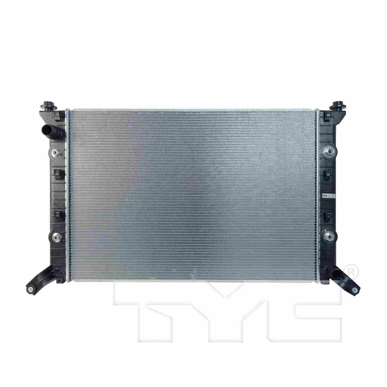 TYC TYC Radiator  top view frsport 13301