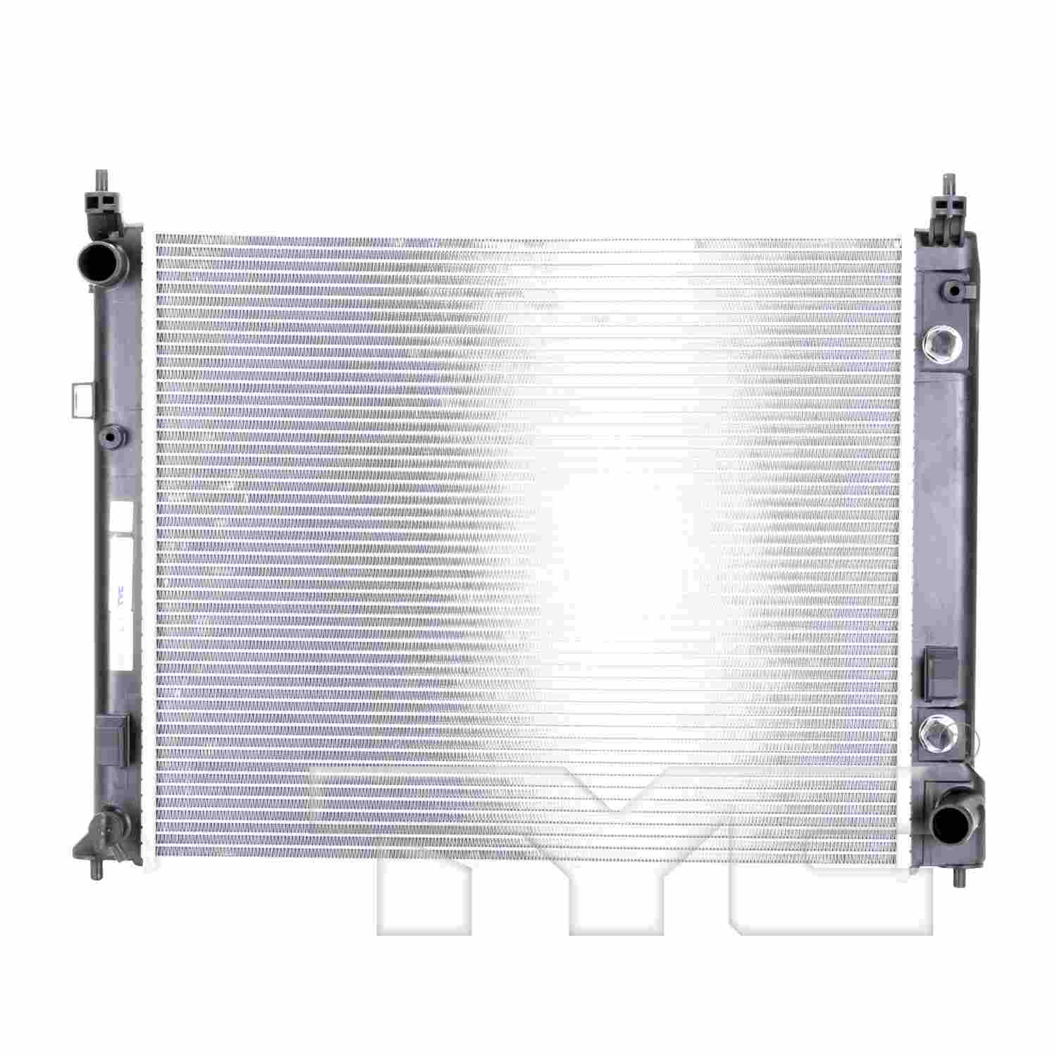 TYC TYC Radiator  top view frsport 13303