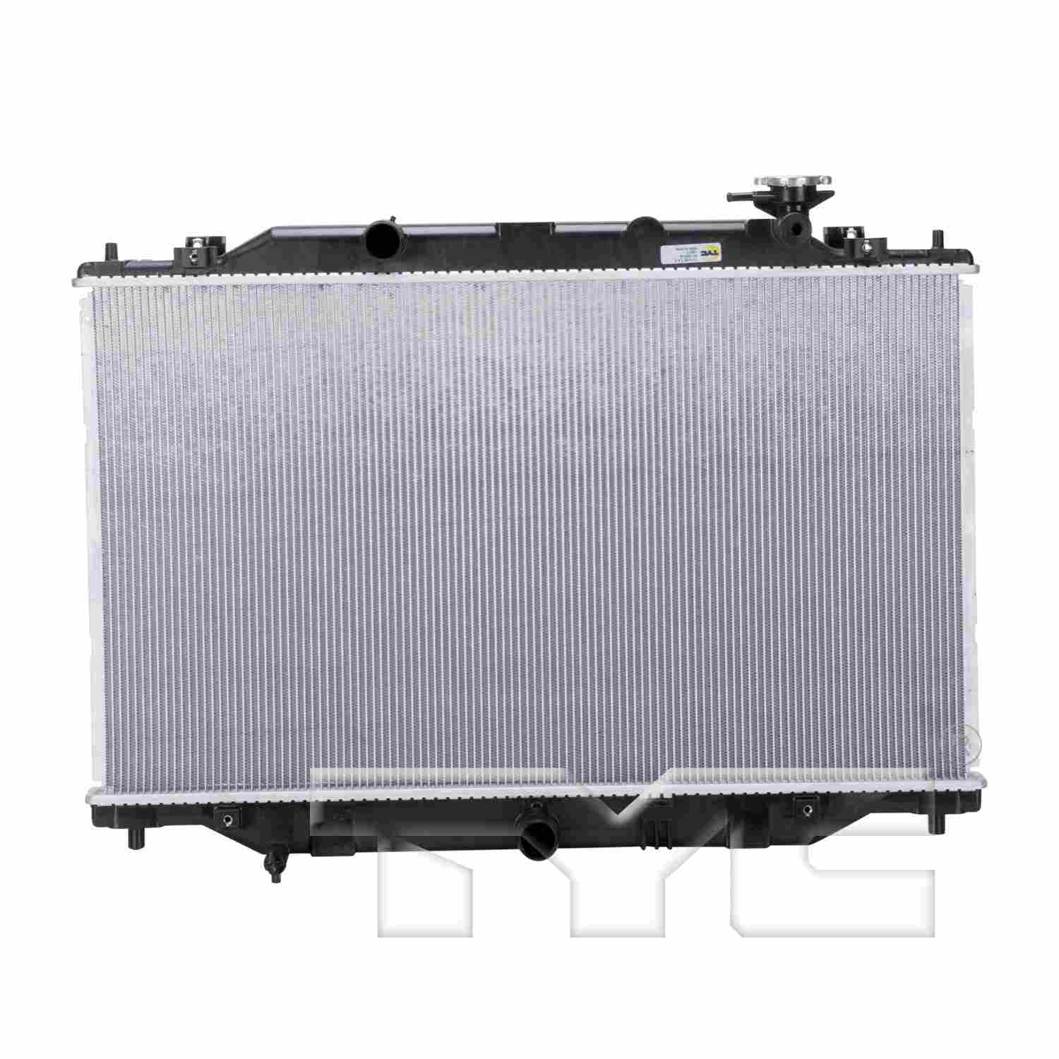 TYC TYC Radiator  top view frsport 13317