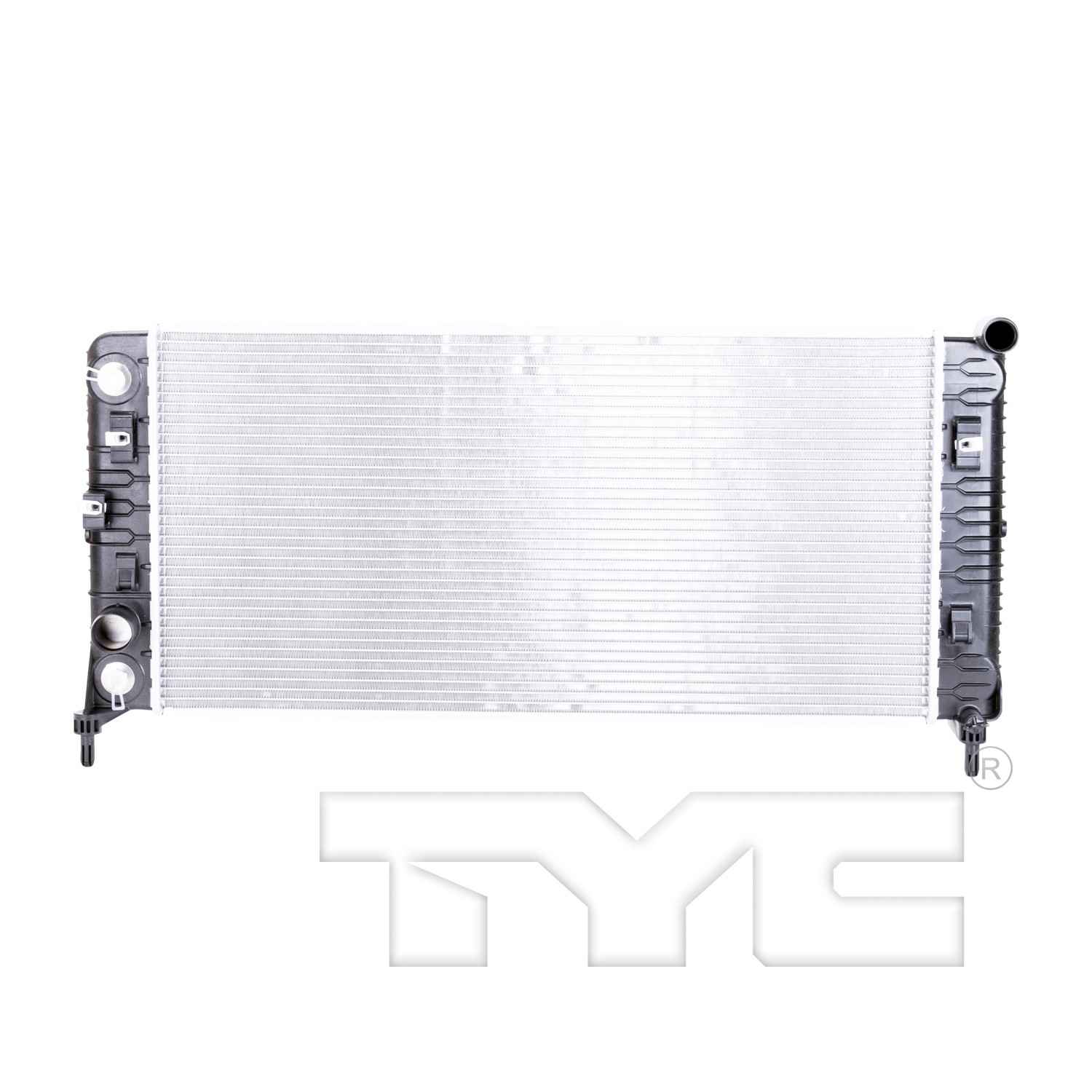 TYC TYC Radiator  top view frsport 13326