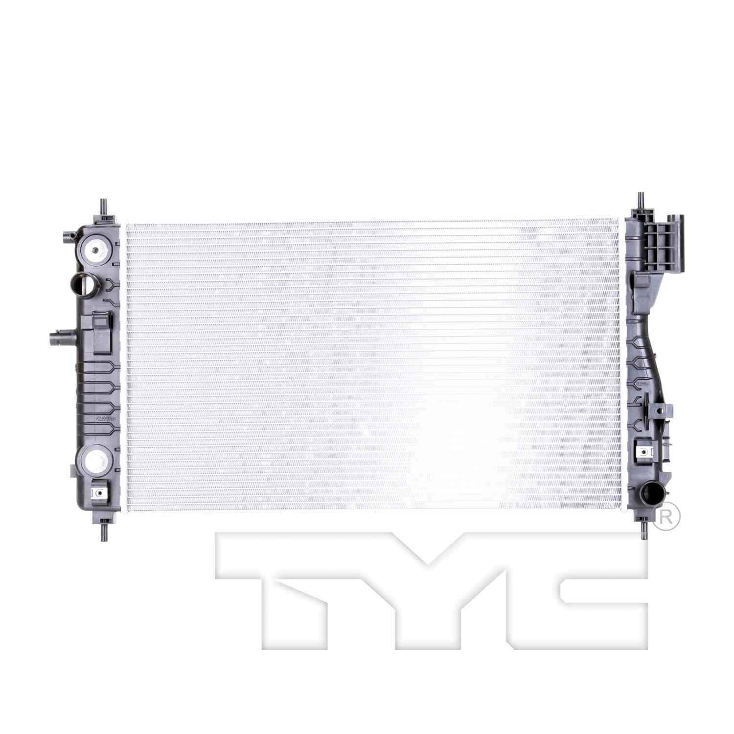 TYC TYC Radiator  top view frsport 13328