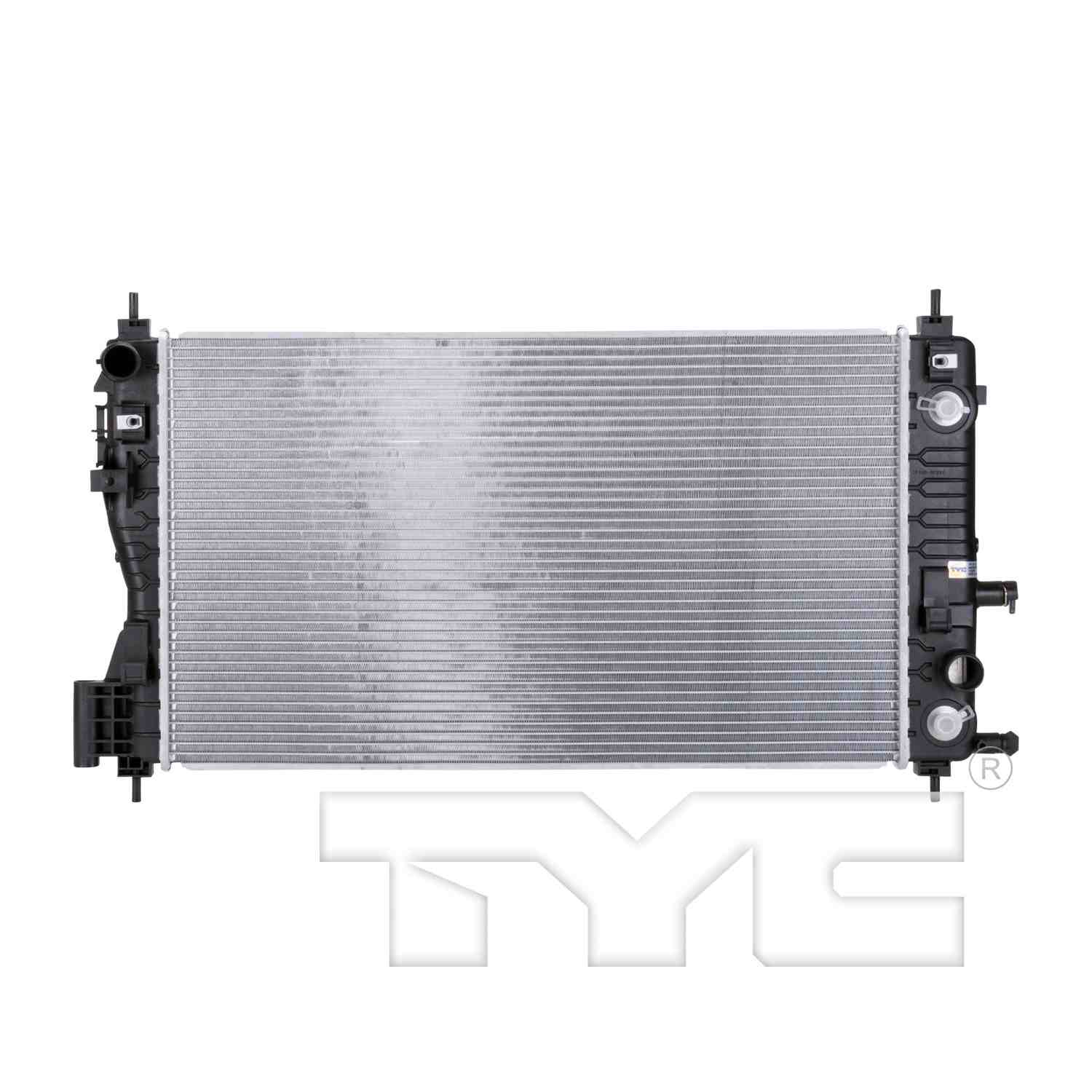 TYC TYC Radiator  top view frsport 13332