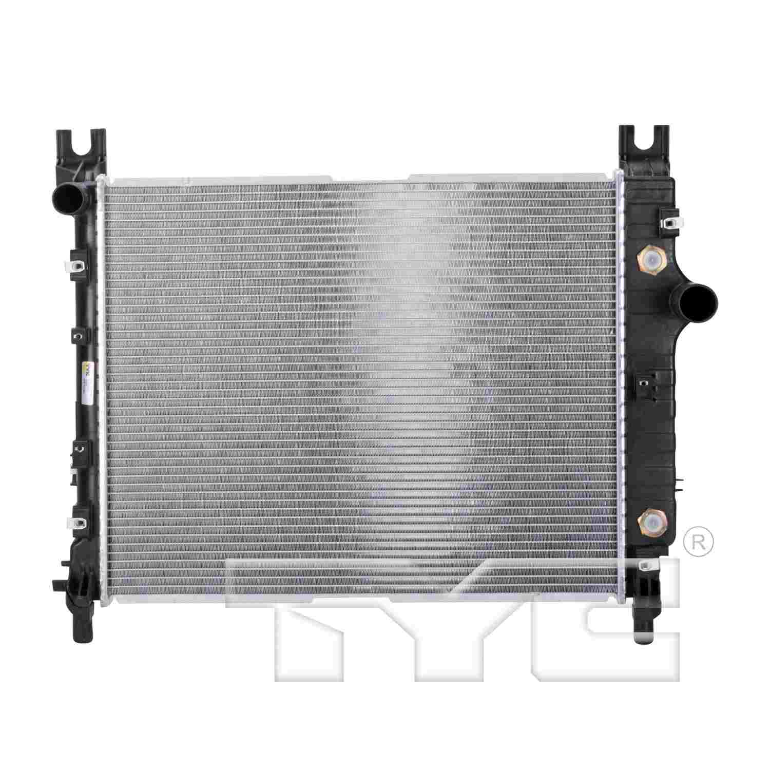 TYC TYC Radiator  top view frsport 13337