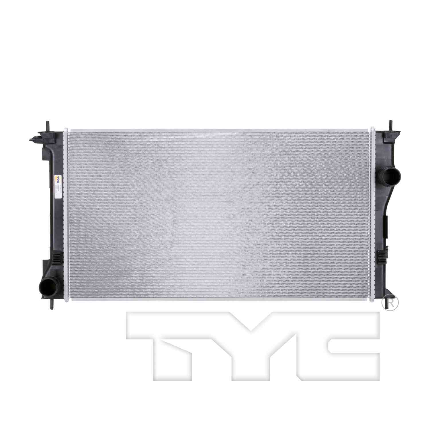 TYC TYC Radiator  top view frsport 13346