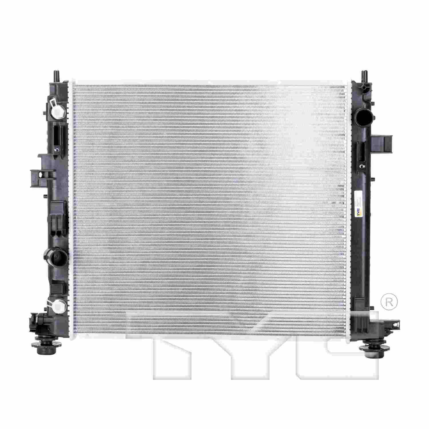 TYC TYC Radiator  top view frsport 13351