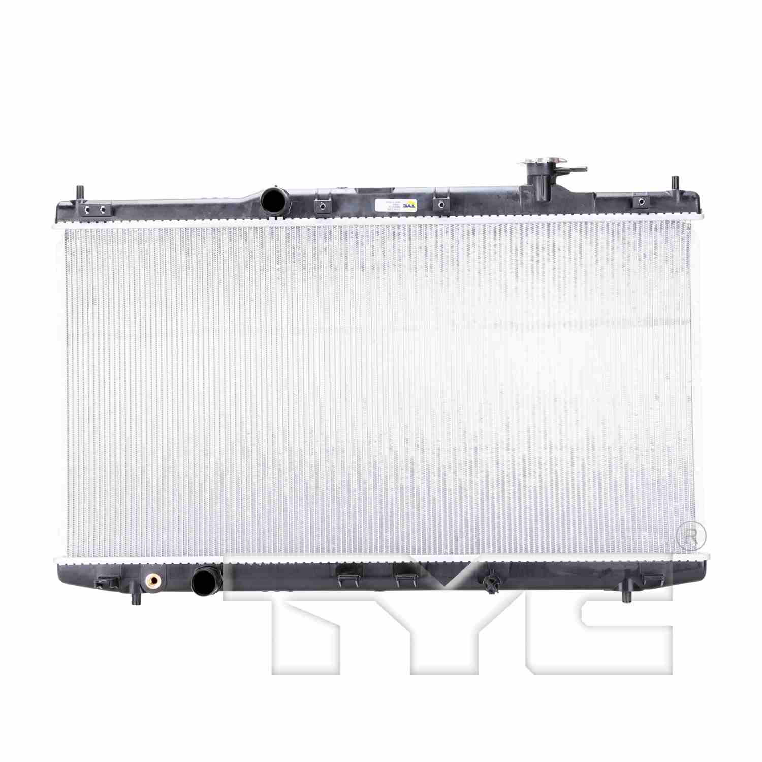 TYC TYC Radiator  top view frsport 13363