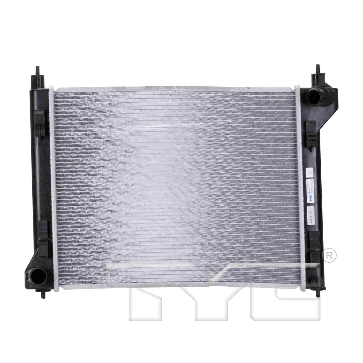 TYC TYC Radiator  top view frsport 13365