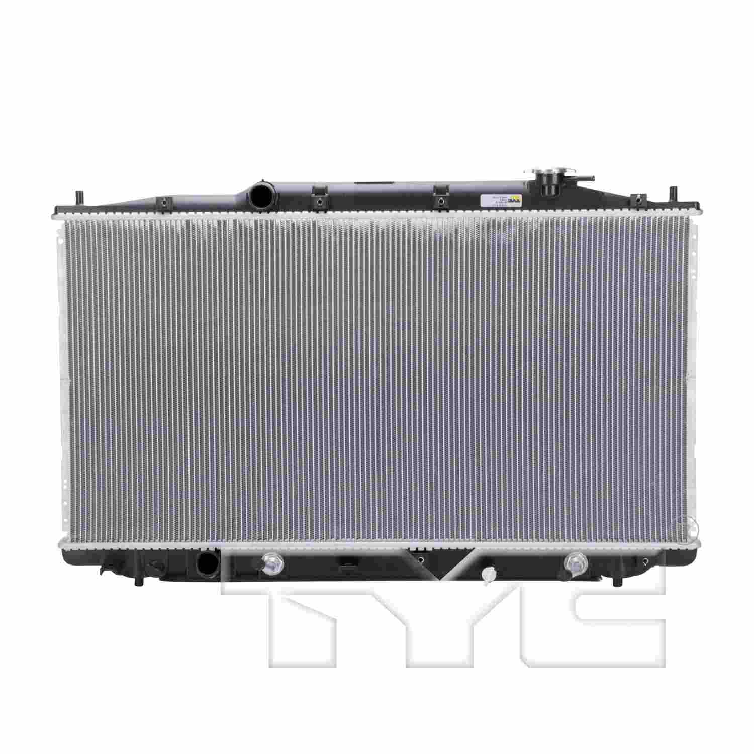 TYC TYC Radiator  top view frsport 13384