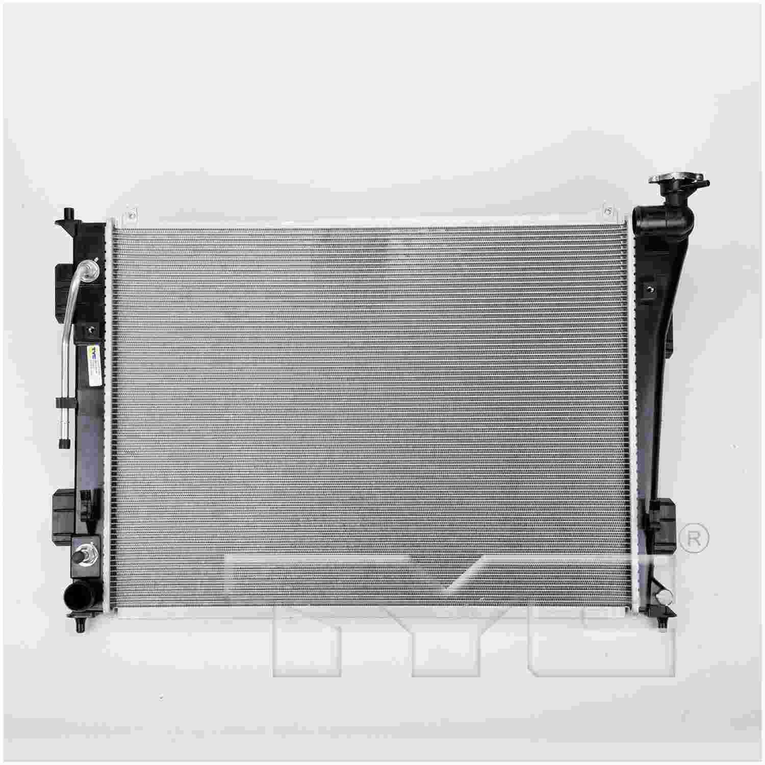 TYC TYC Radiator  top view frsport 13391