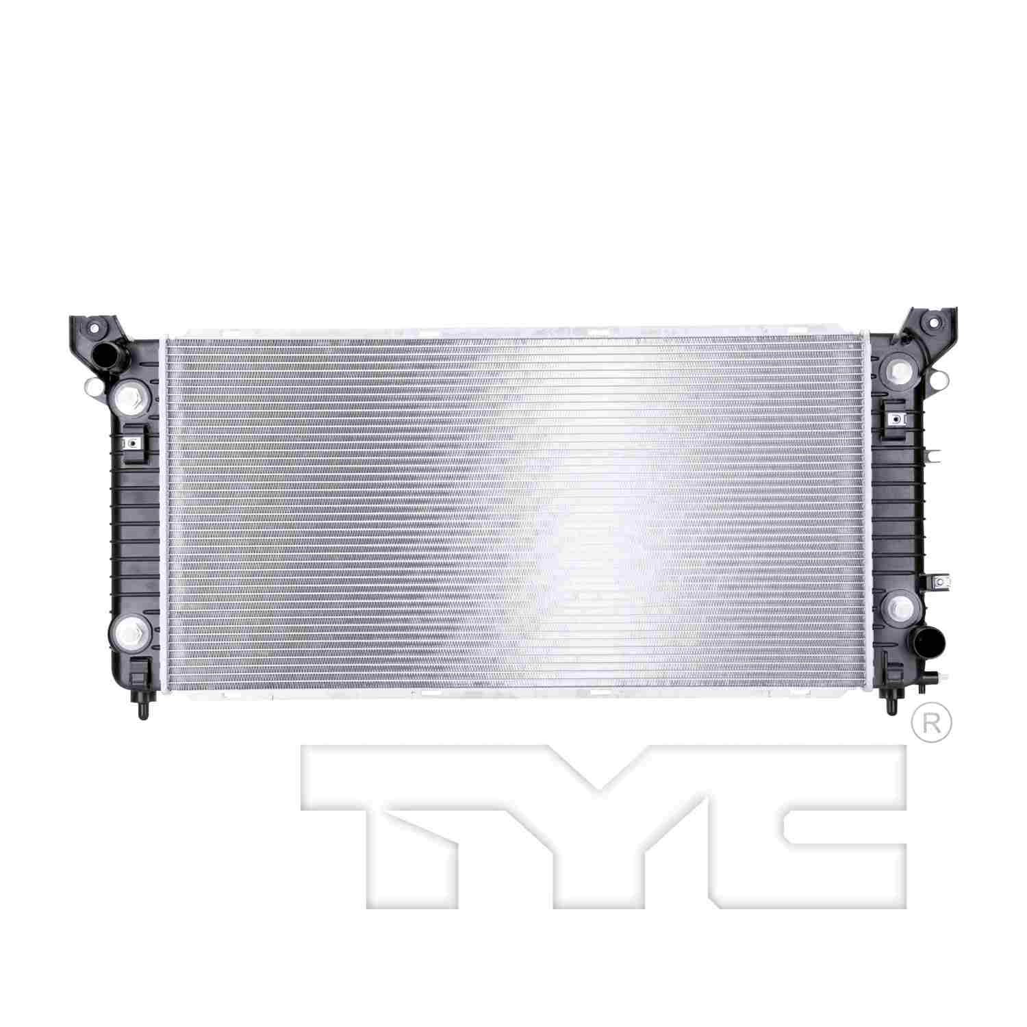 TYC TYC Radiator  top view frsport 13396