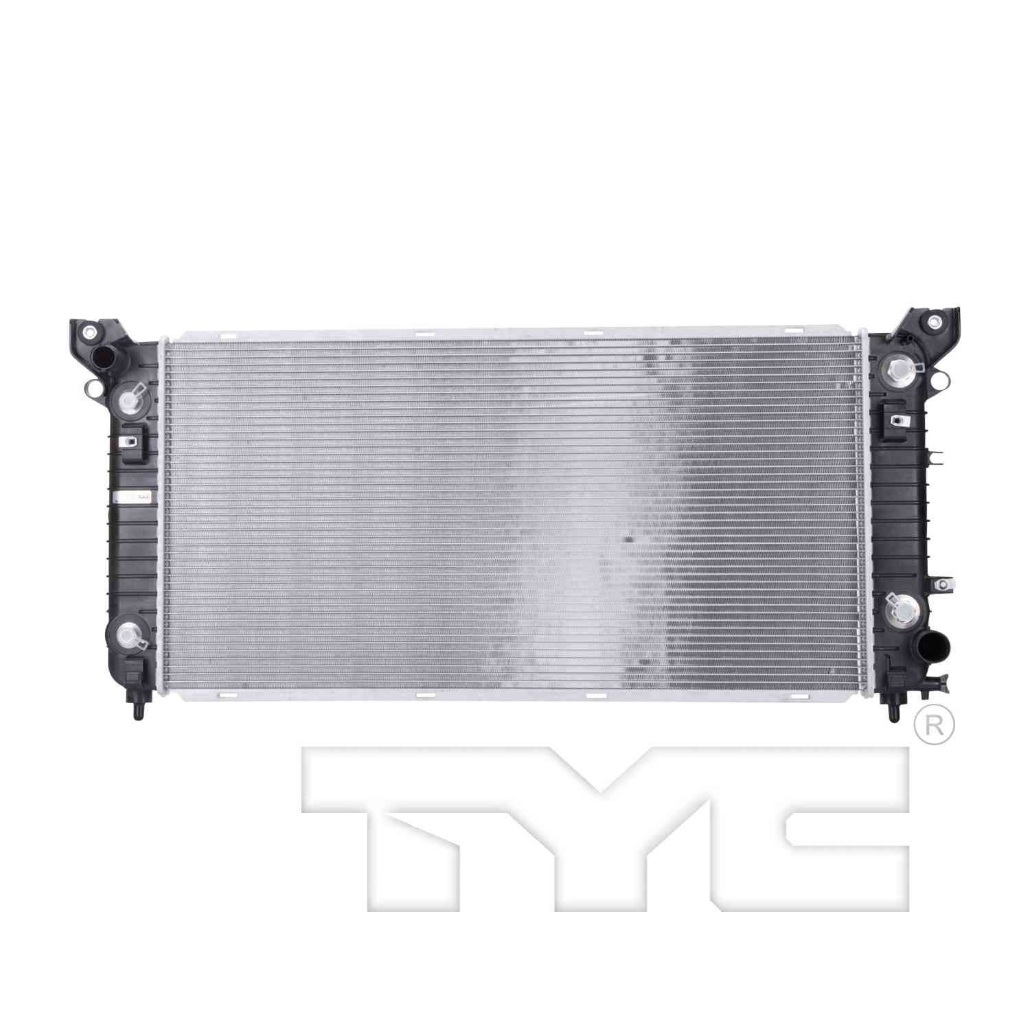 TYC TYC Radiator  top view frsport 13398