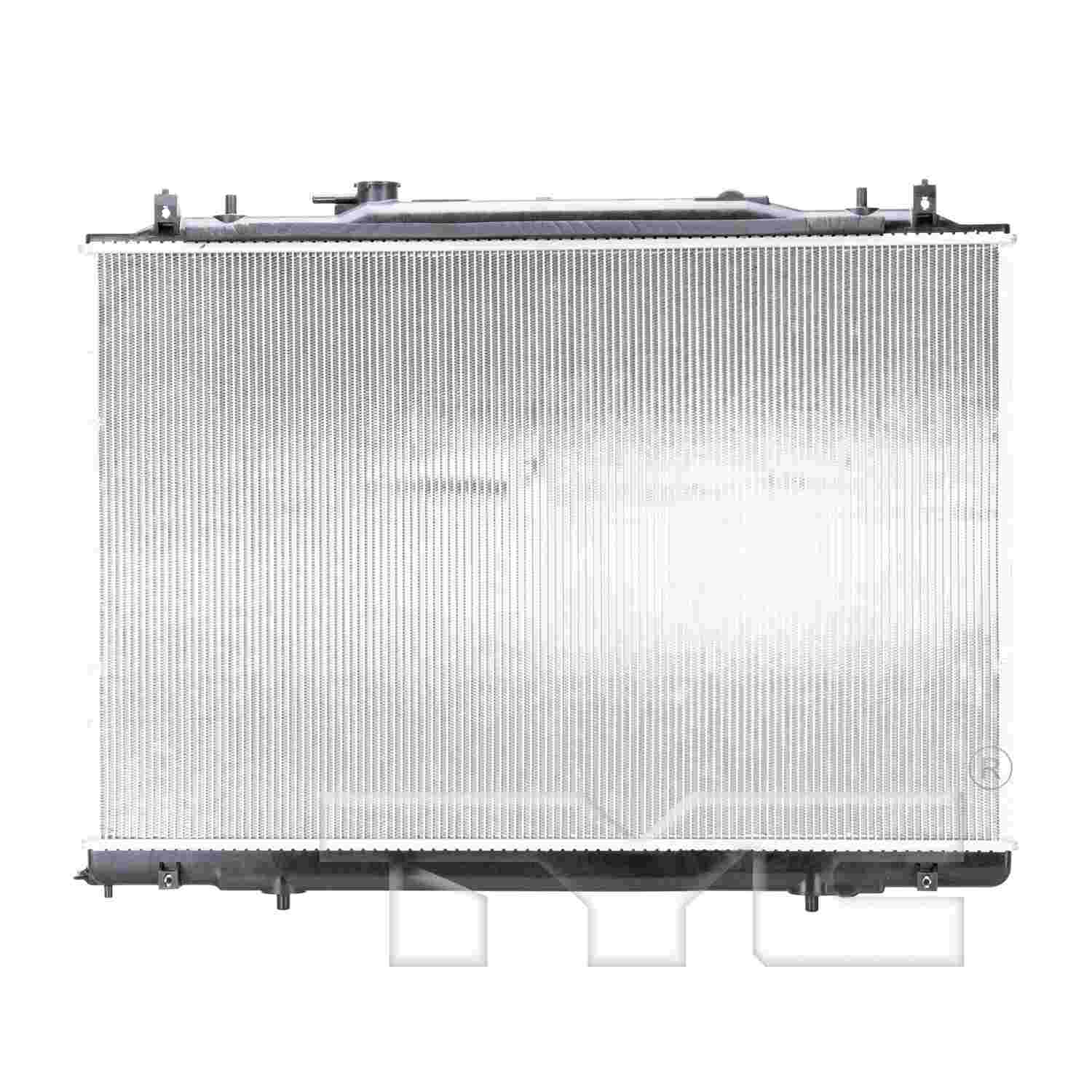 TYC TYC Radiator  top view frsport 13402