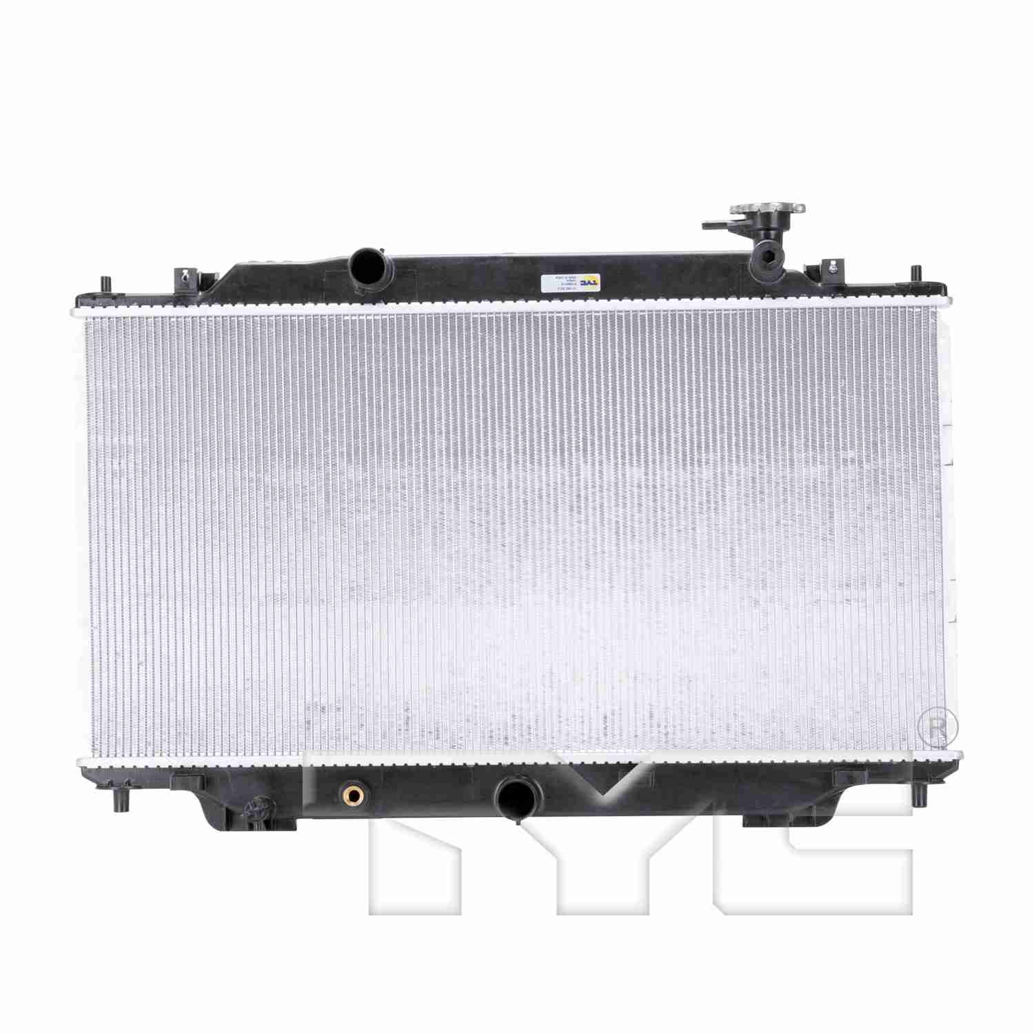 TYC TYC Radiator  top view frsport 13404