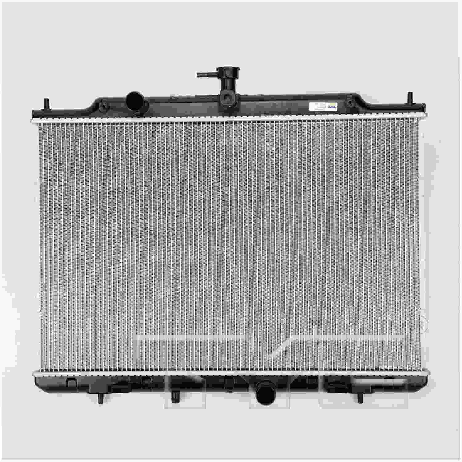 TYC TYC Radiator  top view frsport 13405