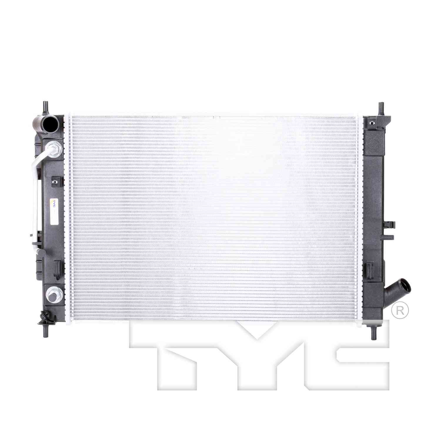 TYC TYC Radiator  top view frsport 13412