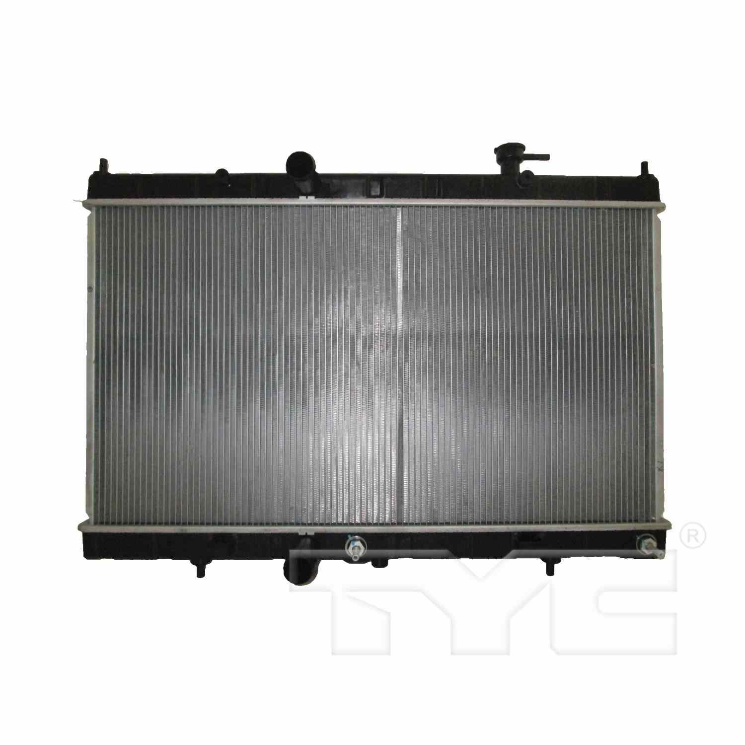 TYC TYC Radiator  top view frsport 13431