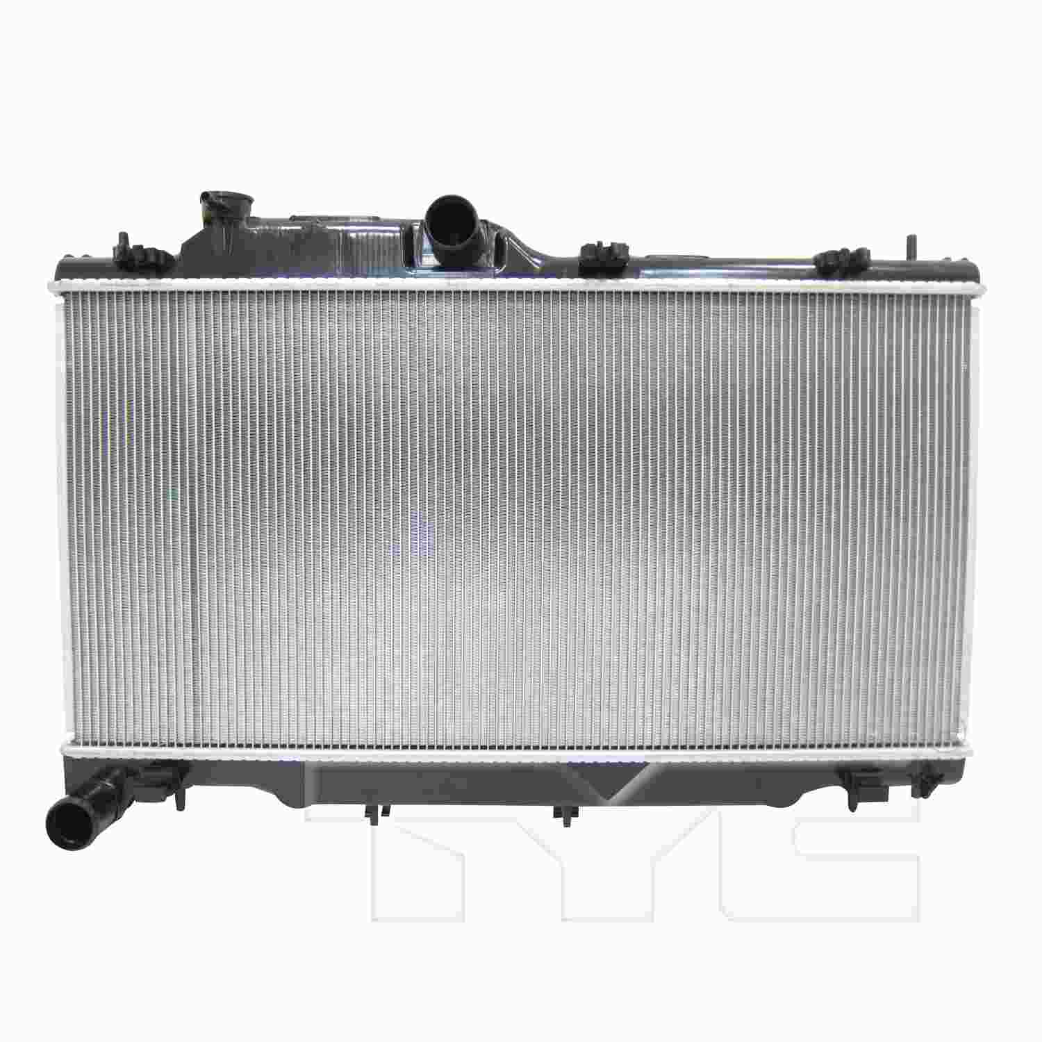 TYC TYC Radiator  top view frsport 13461