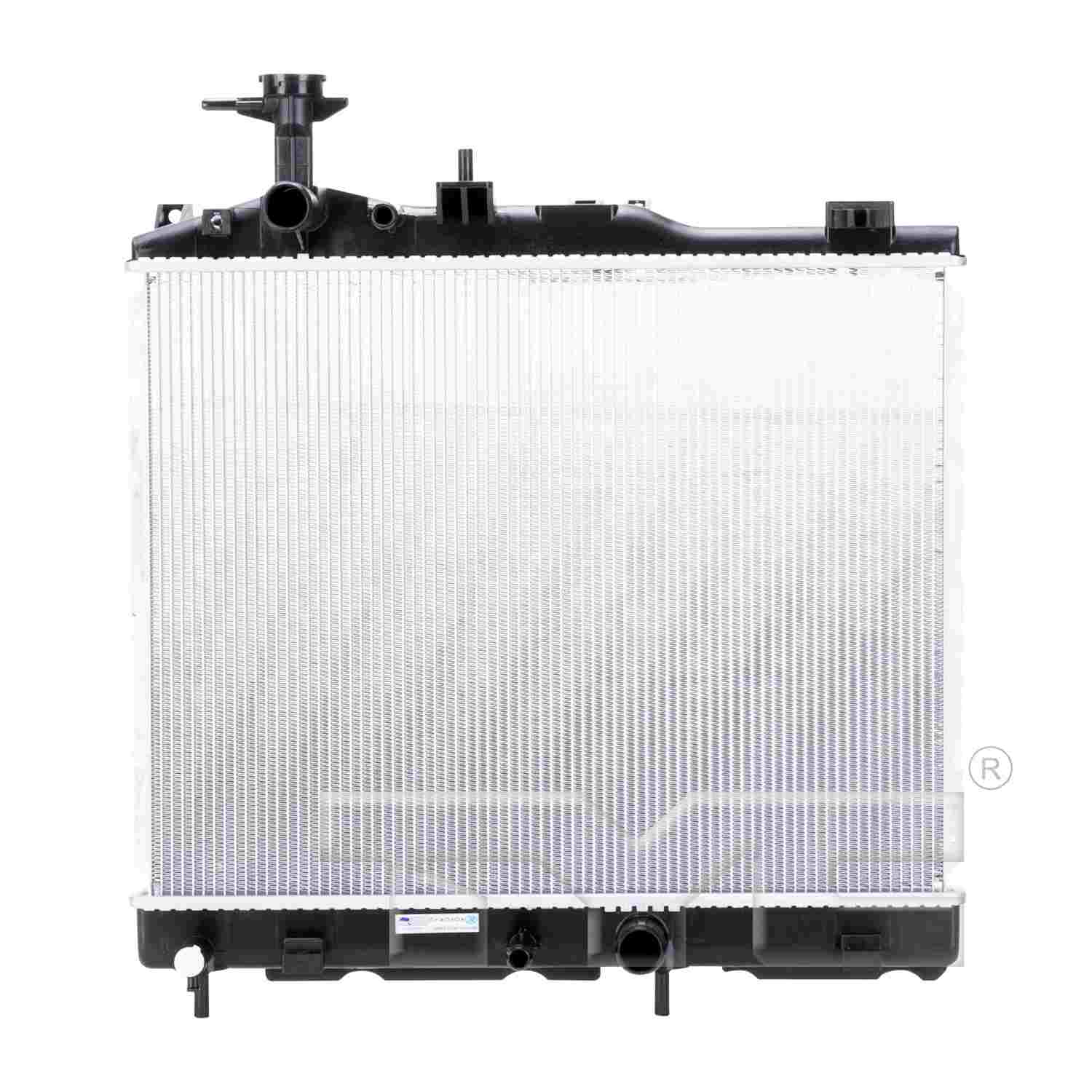 TYC TYC Radiator  top view frsport 13469