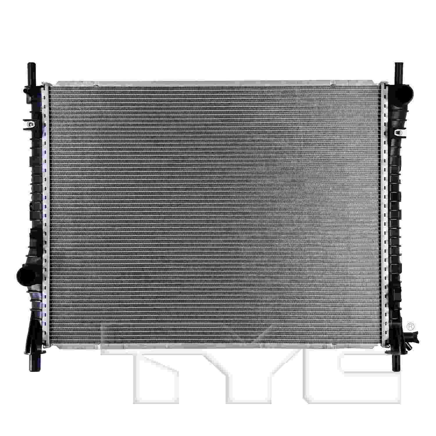 TYC TYC Radiator  top view frsport 13489