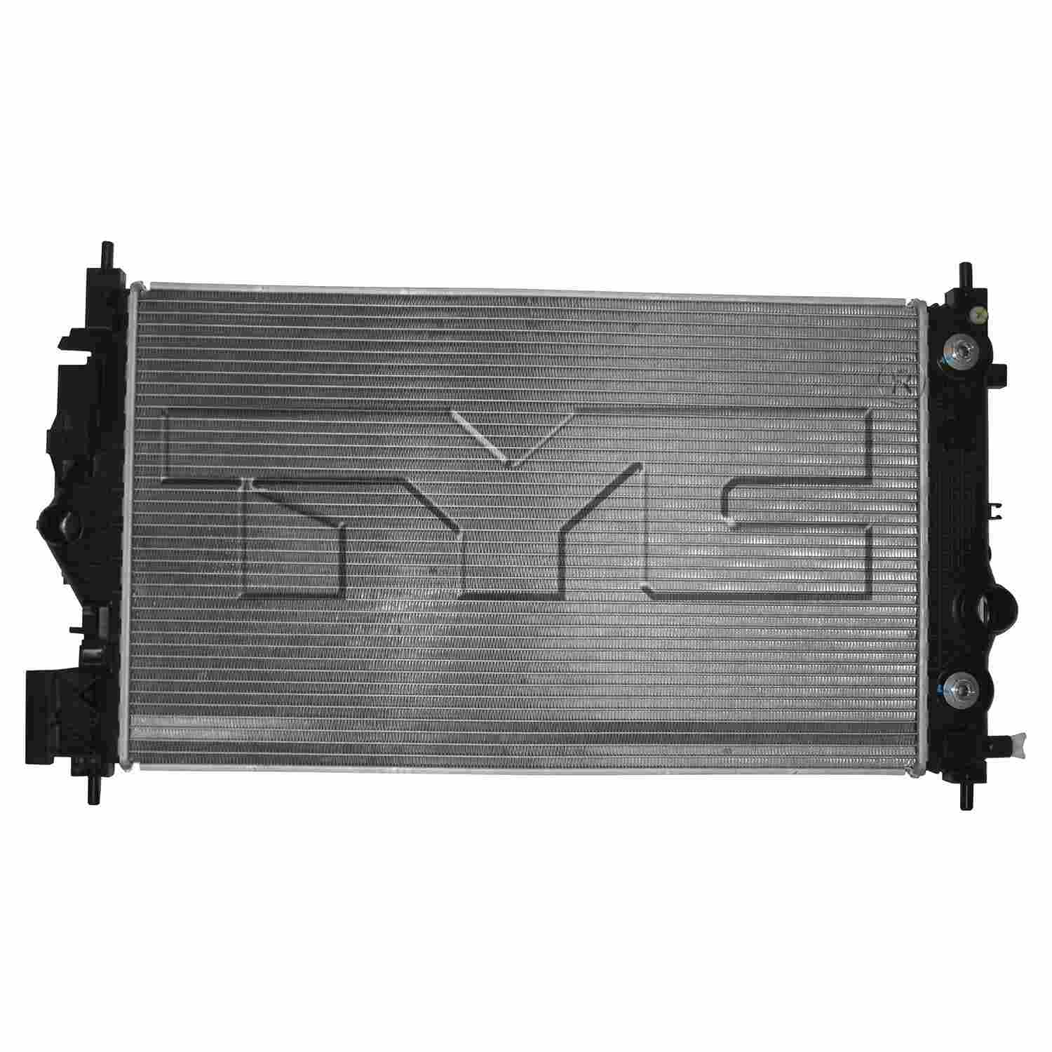 TYC TYC Radiator  top view frsport 13509