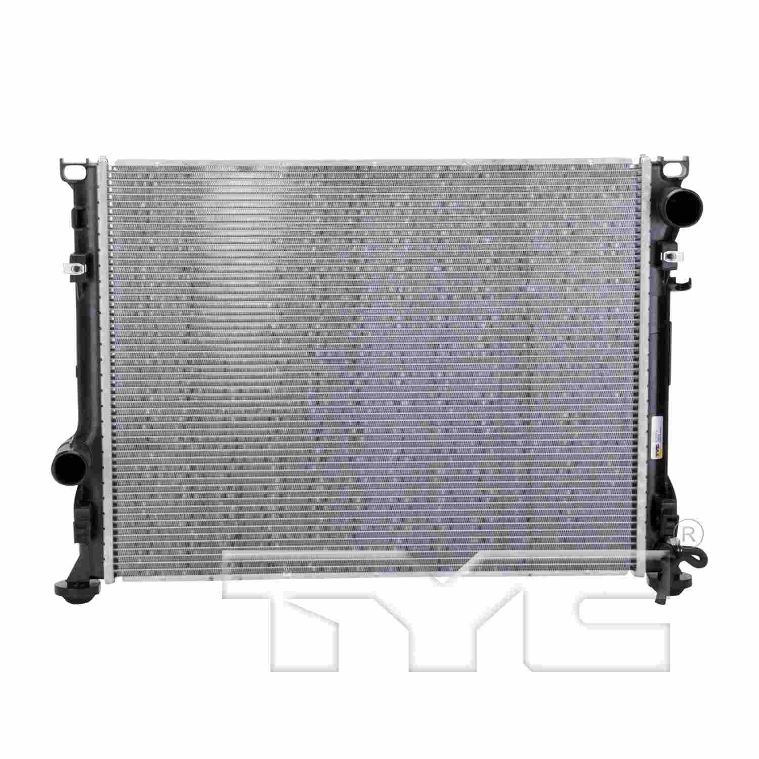 TYC TYC Radiator  top view frsport 13512