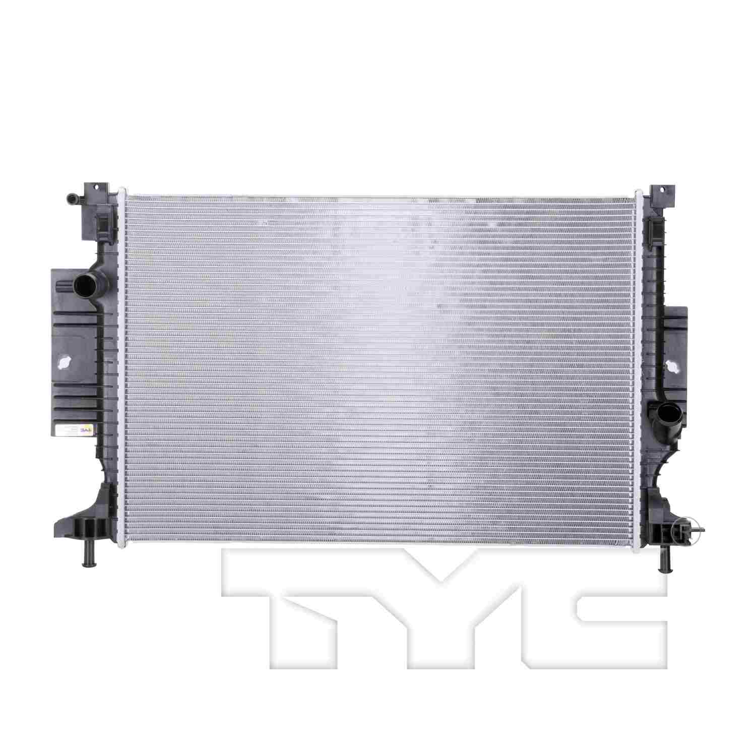 TYC TYC Radiator  top view frsport 13528