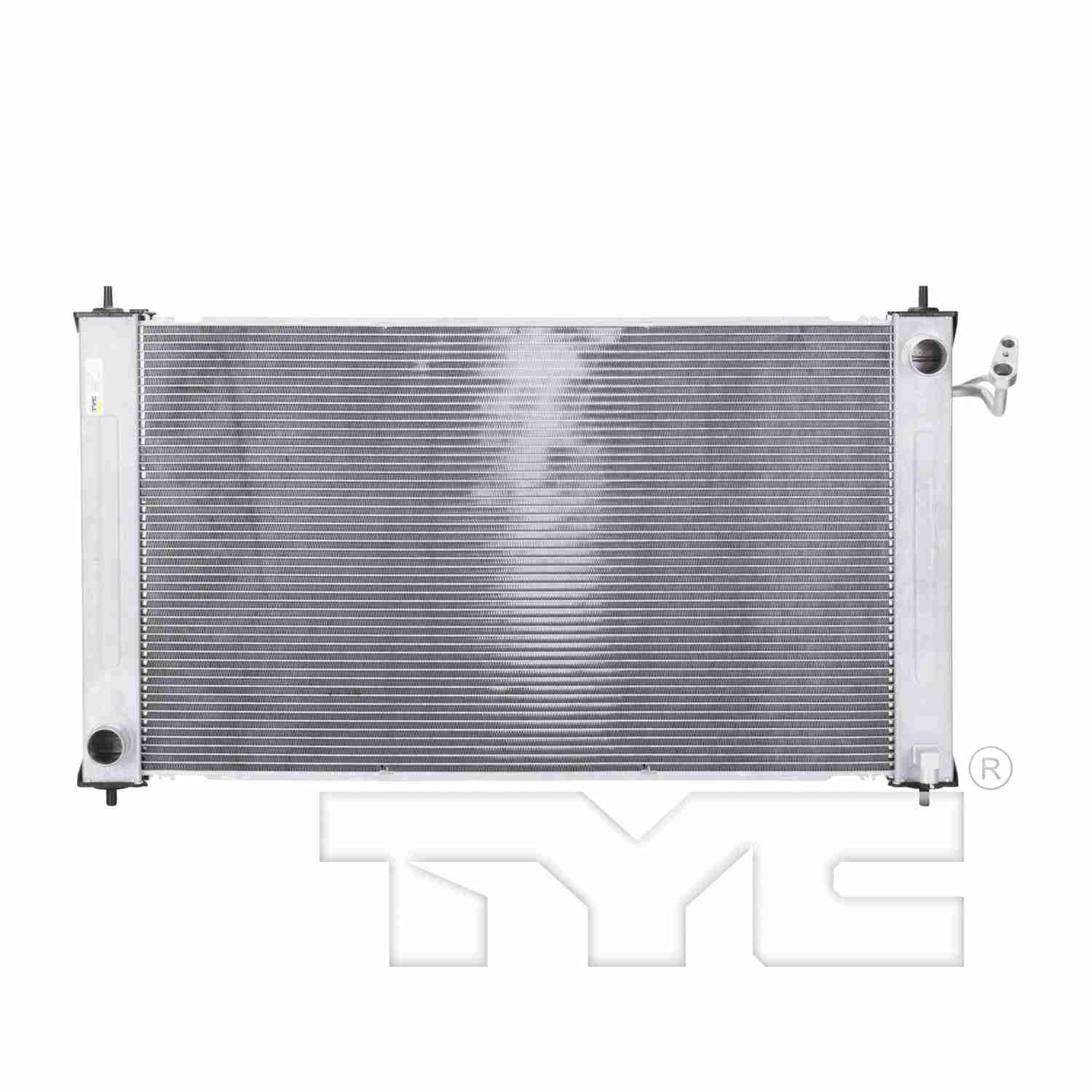 TYC TYC Radiator  top view frsport 13542